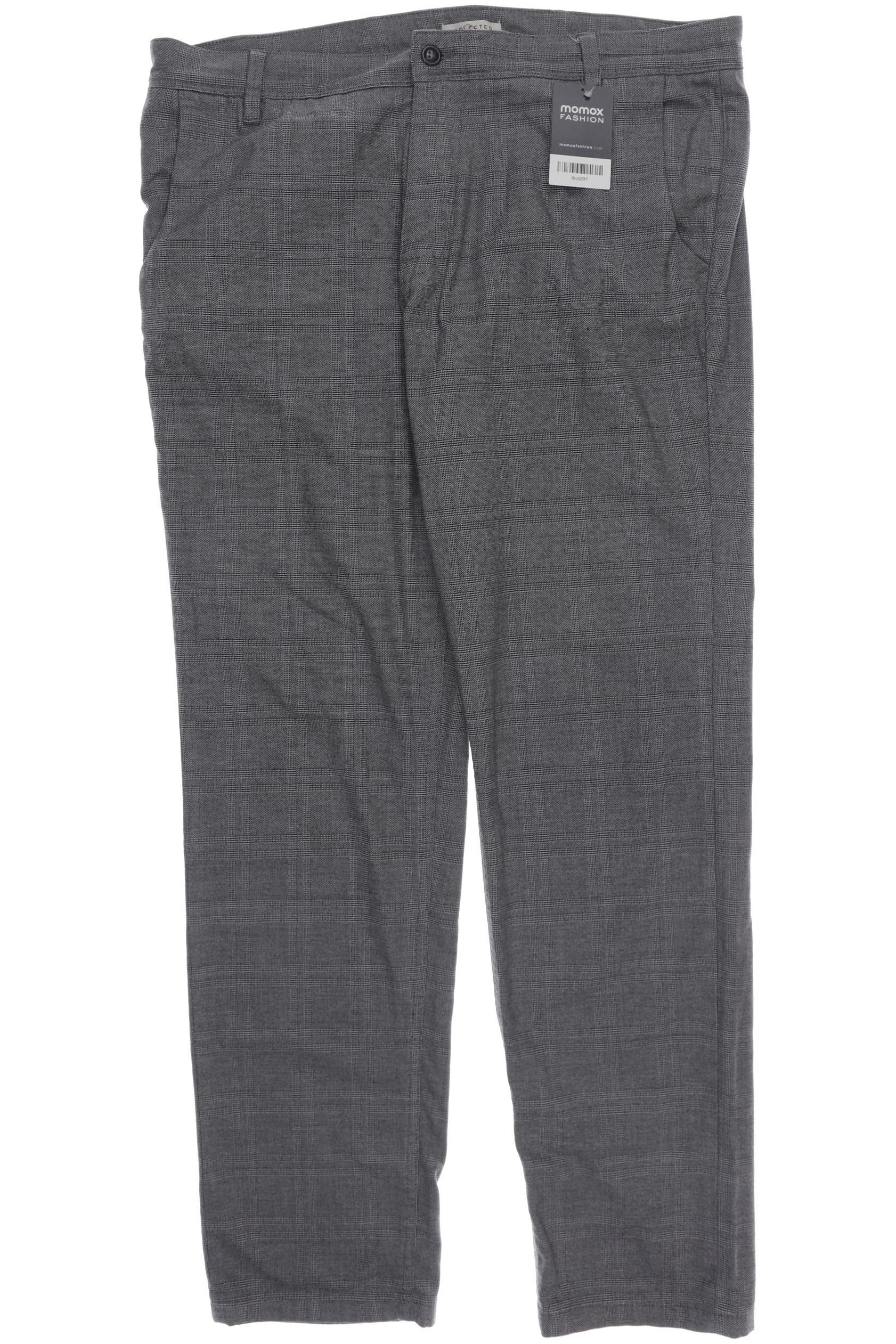 

SELECTED Herren Stoffhose, grau