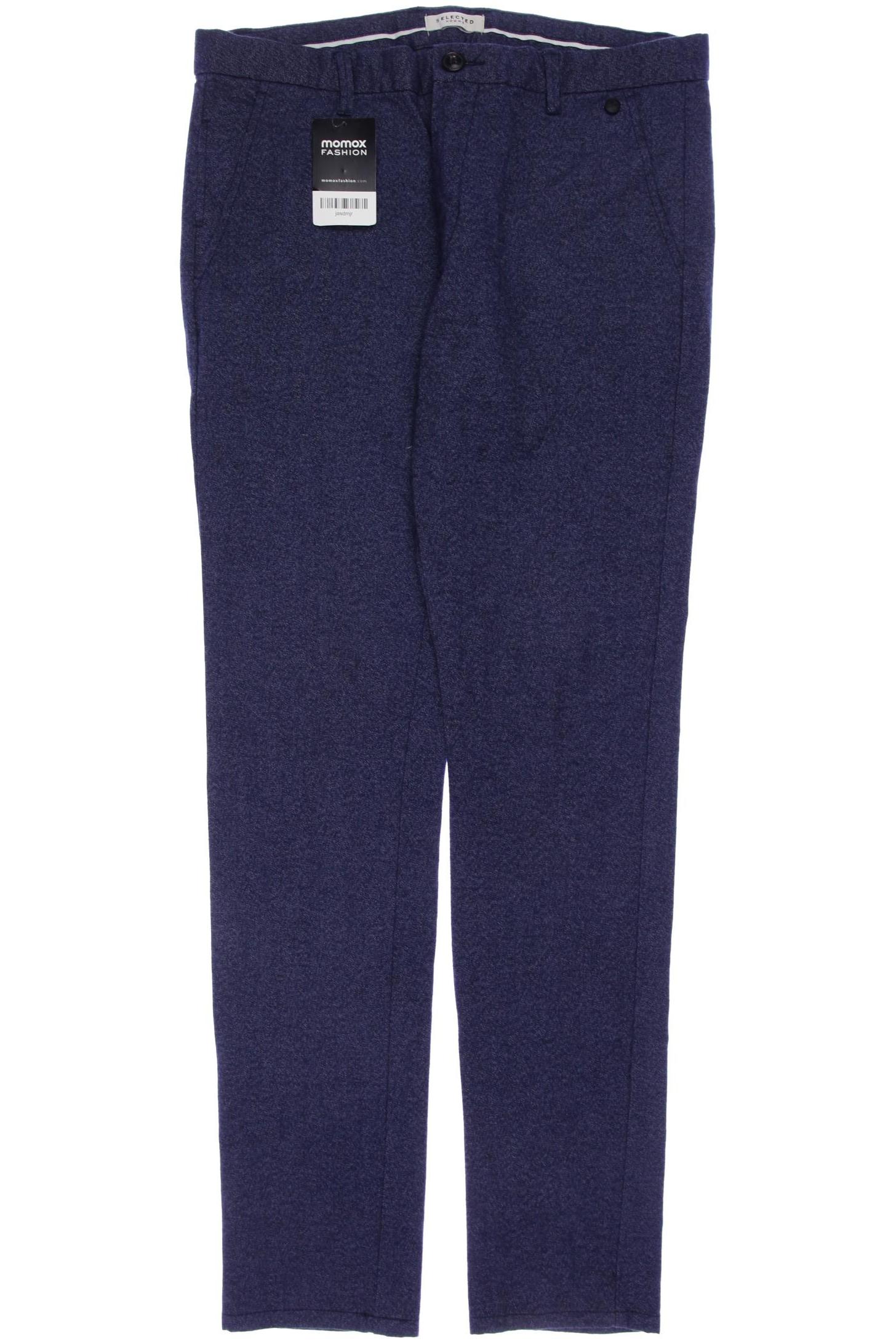 

SELECTED Herren Stoffhose, blau
