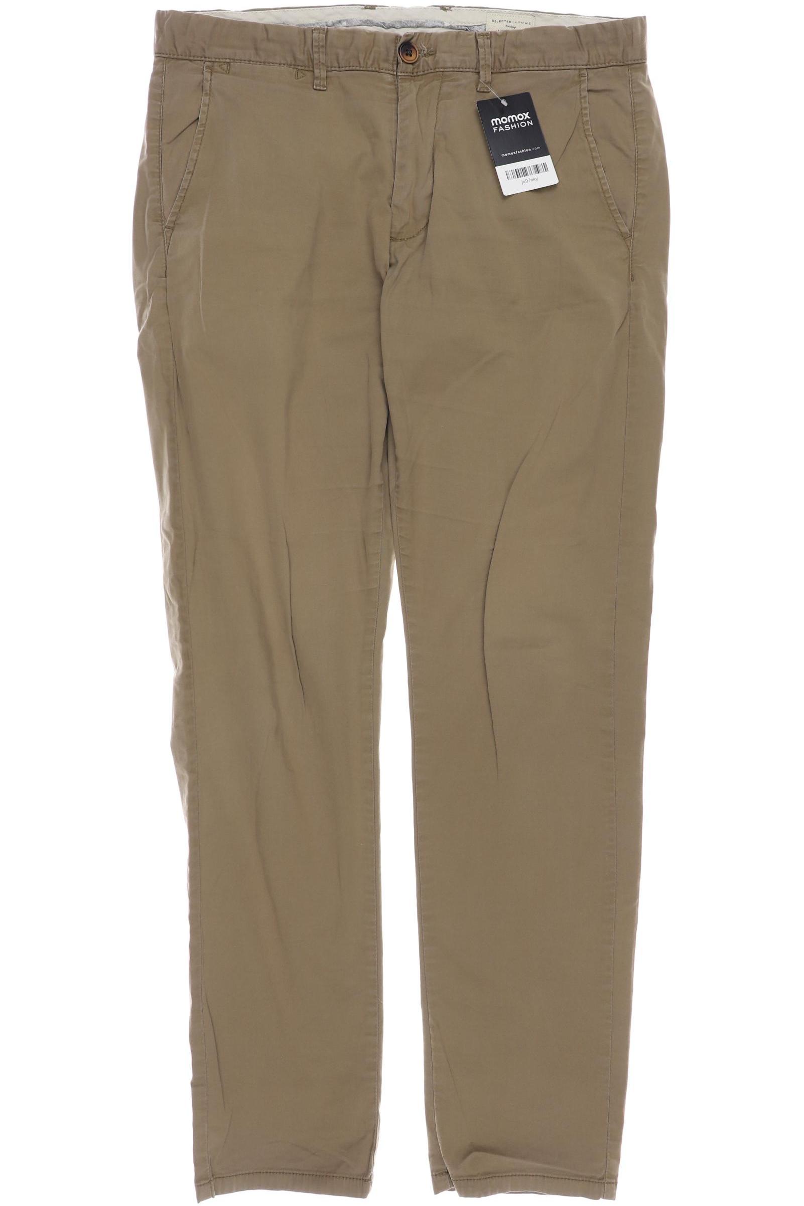 

SELECTED Herren Stoffhose, beige