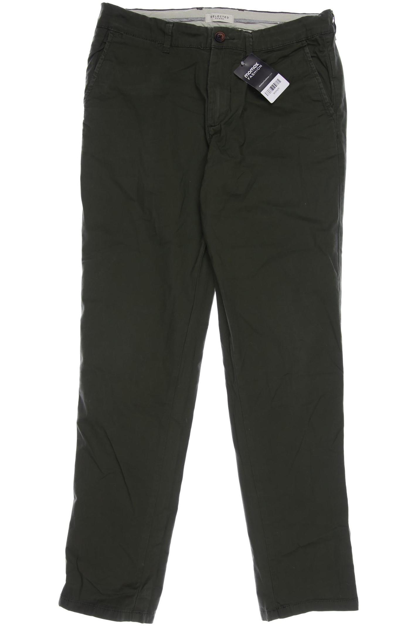 

SELECTED Herren Stoffhose, grün