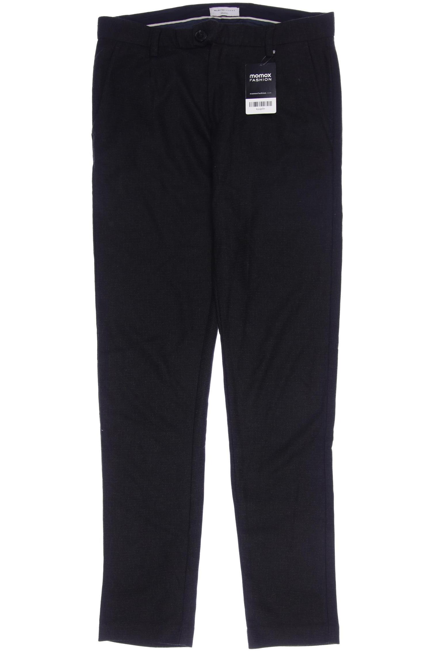 

SELECTED Herren Stoffhose, schwarz