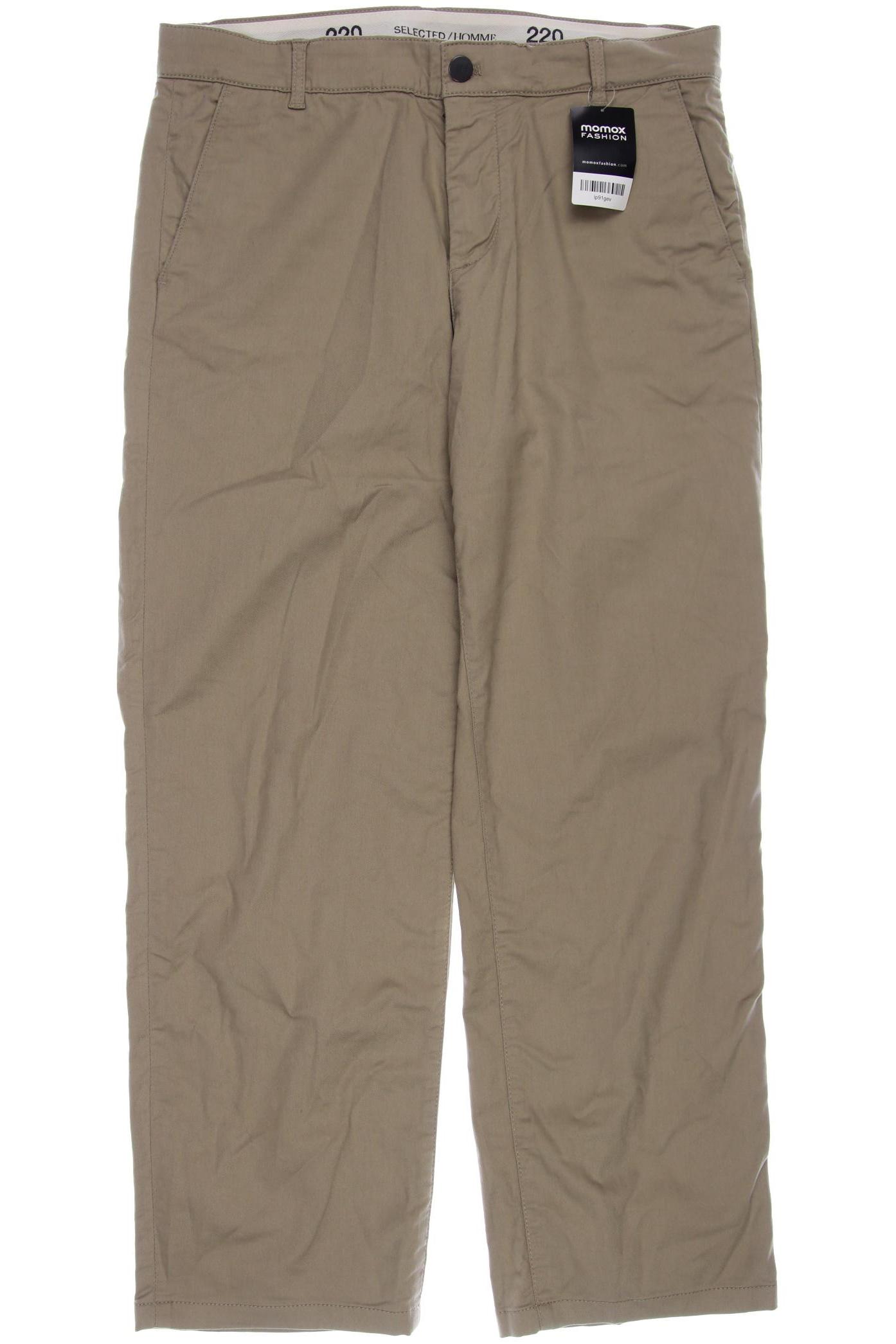 

SELECTED Herren Stoffhose, beige