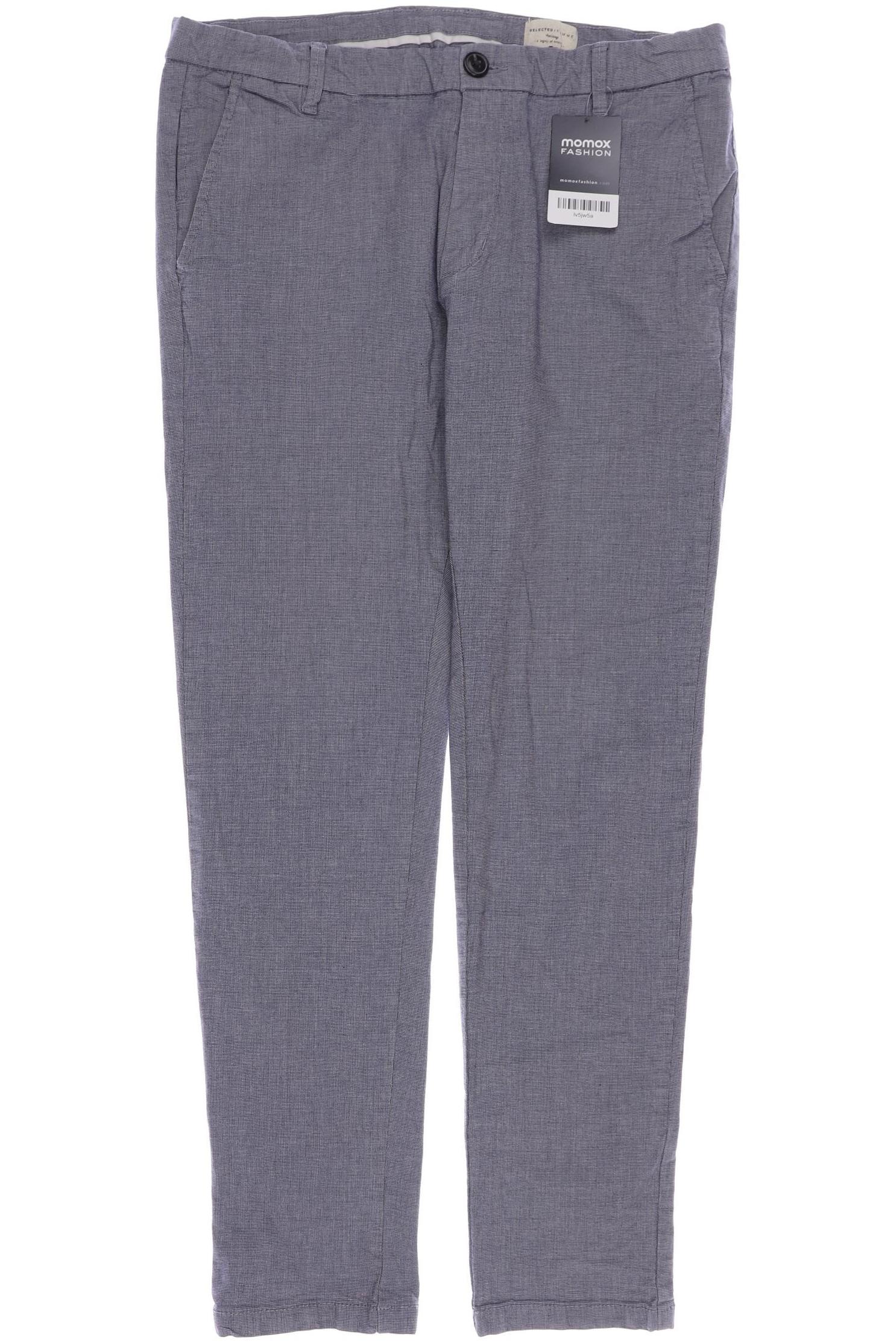 

SELECTED Herren Stoffhose, blau