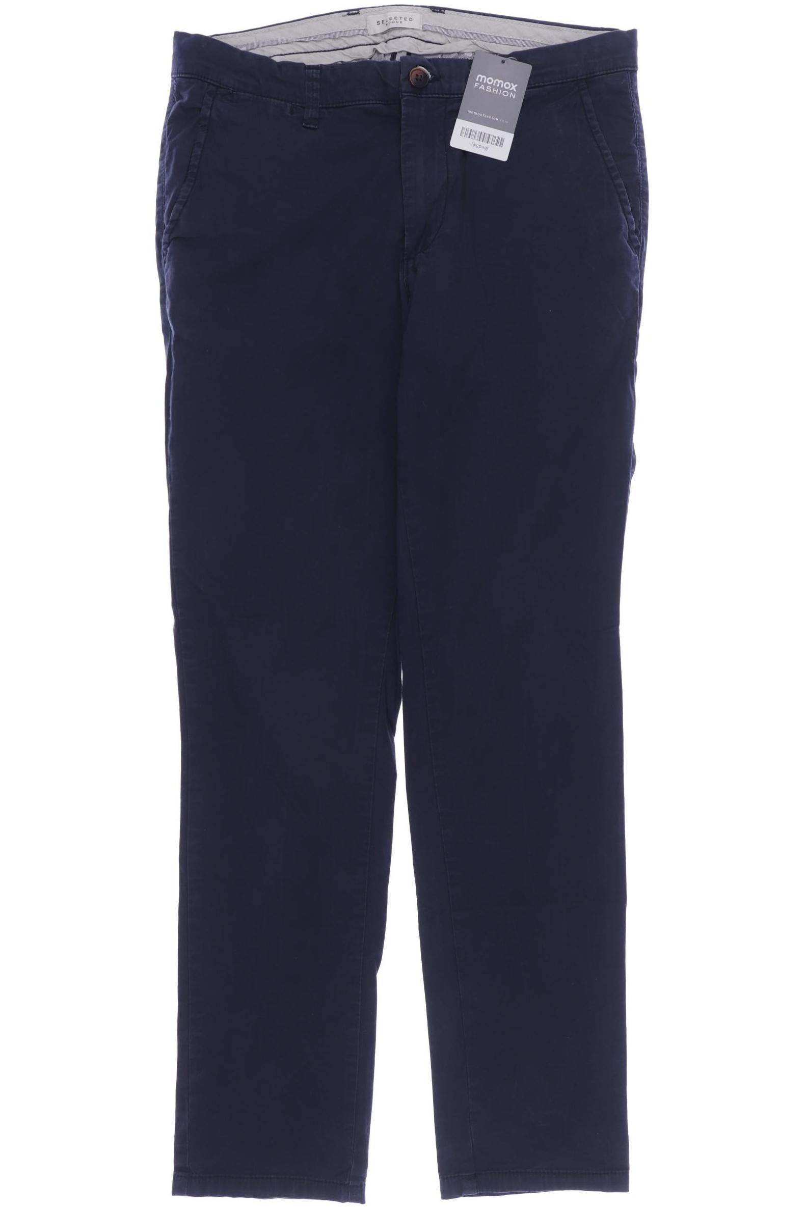 

SELECTED Herren Stoffhose, marineblau