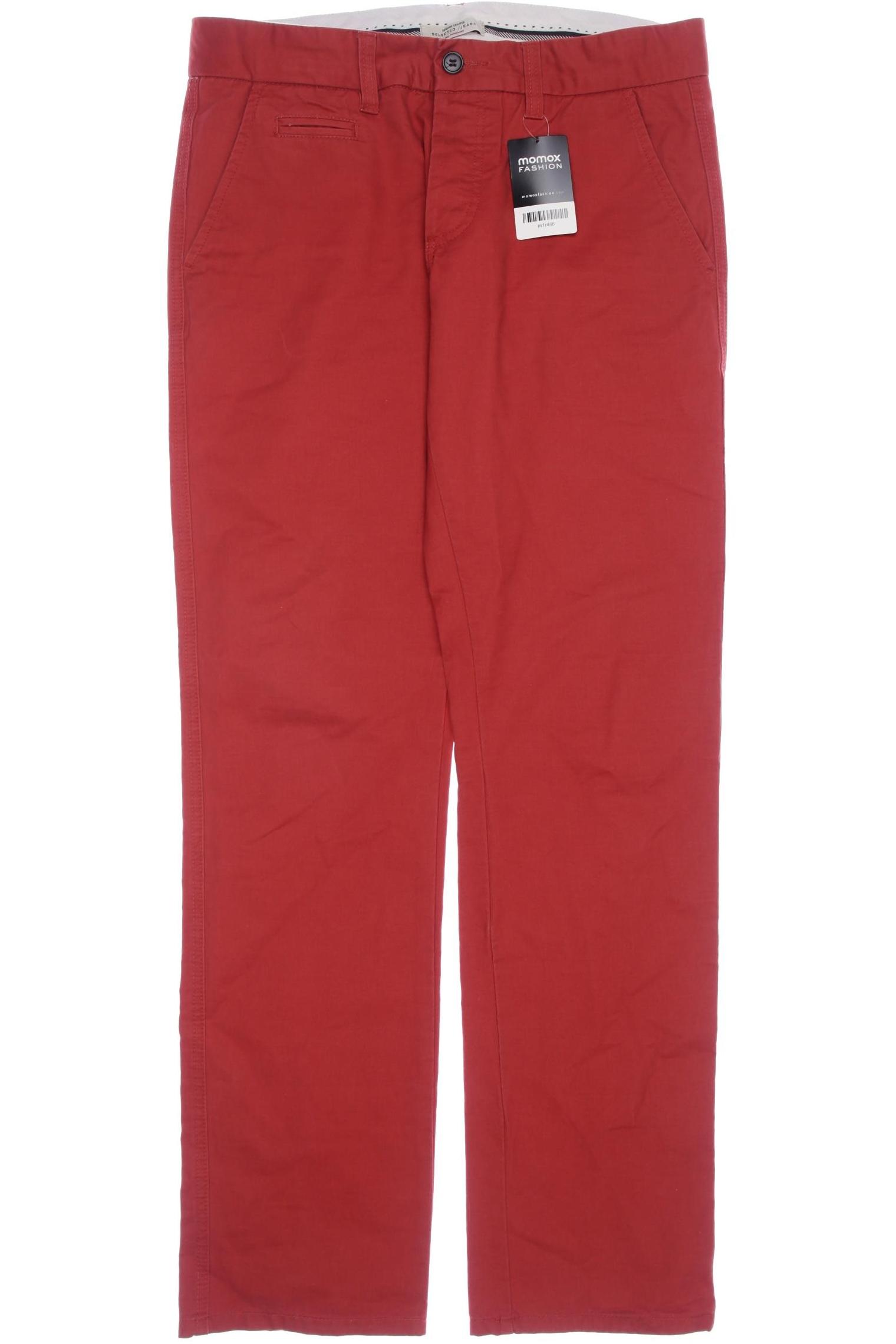 

Selected Herren Stoffhose, rot, Gr. 34
