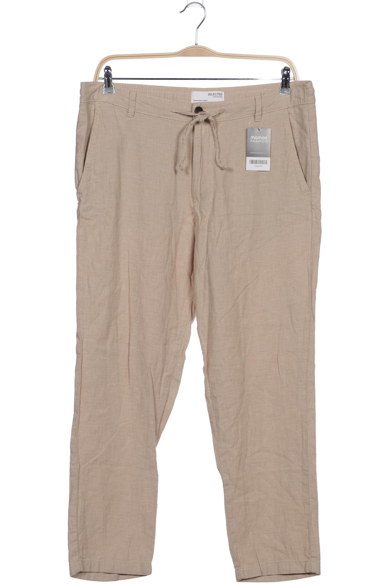 

Selected Herren Stoffhose, beige, Gr. 0