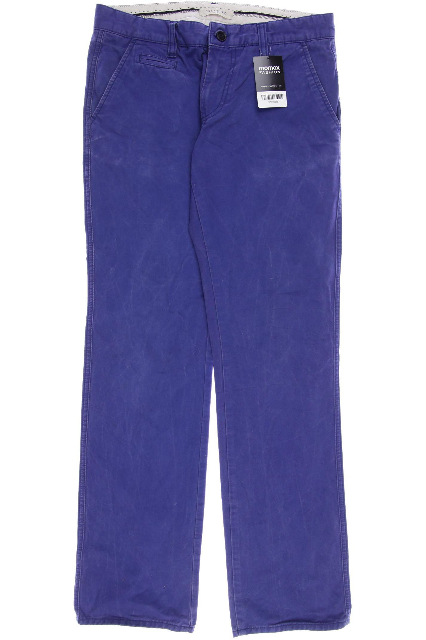 

SELECTED Herren Stoffhose, blau
