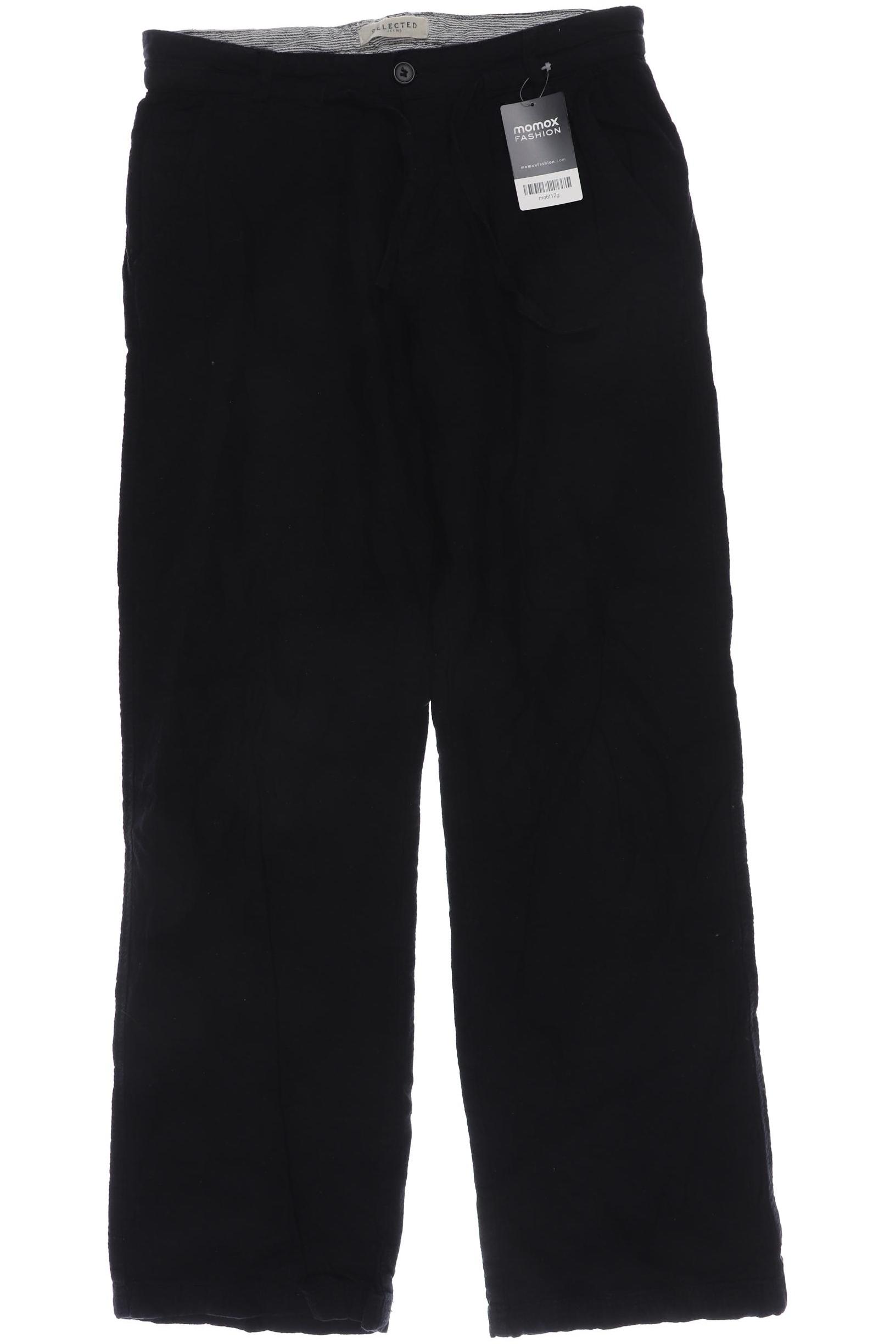 

SELECTED Herren Stoffhose, schwarz