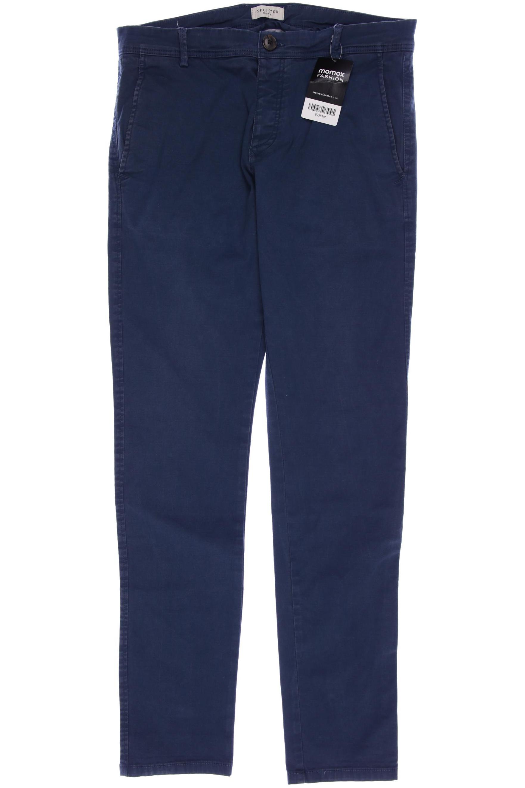 

Selected Herren Stoffhose, türkis, Gr. 48