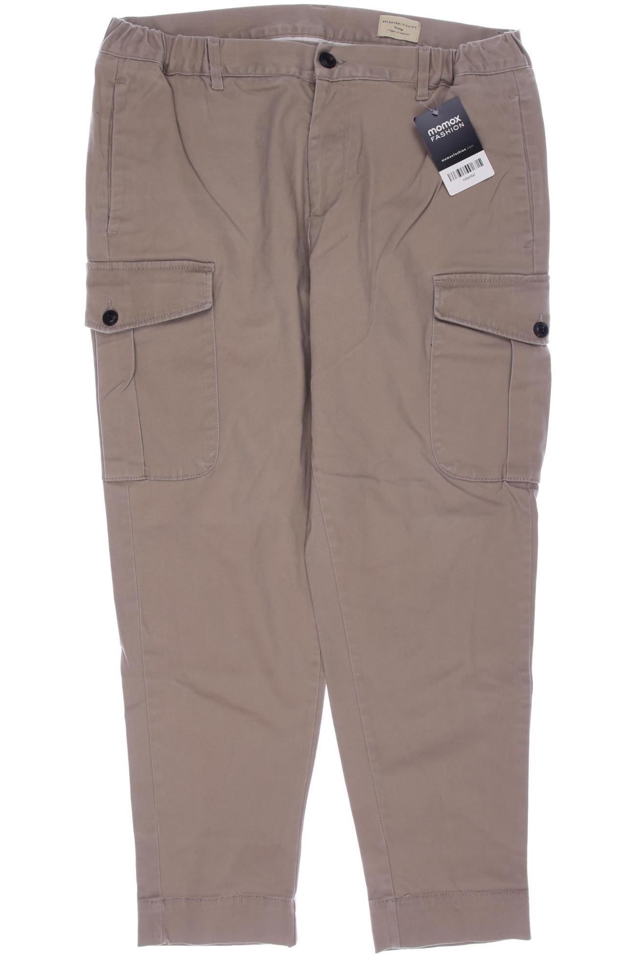 

SELECTED Herren Stoffhose, beige