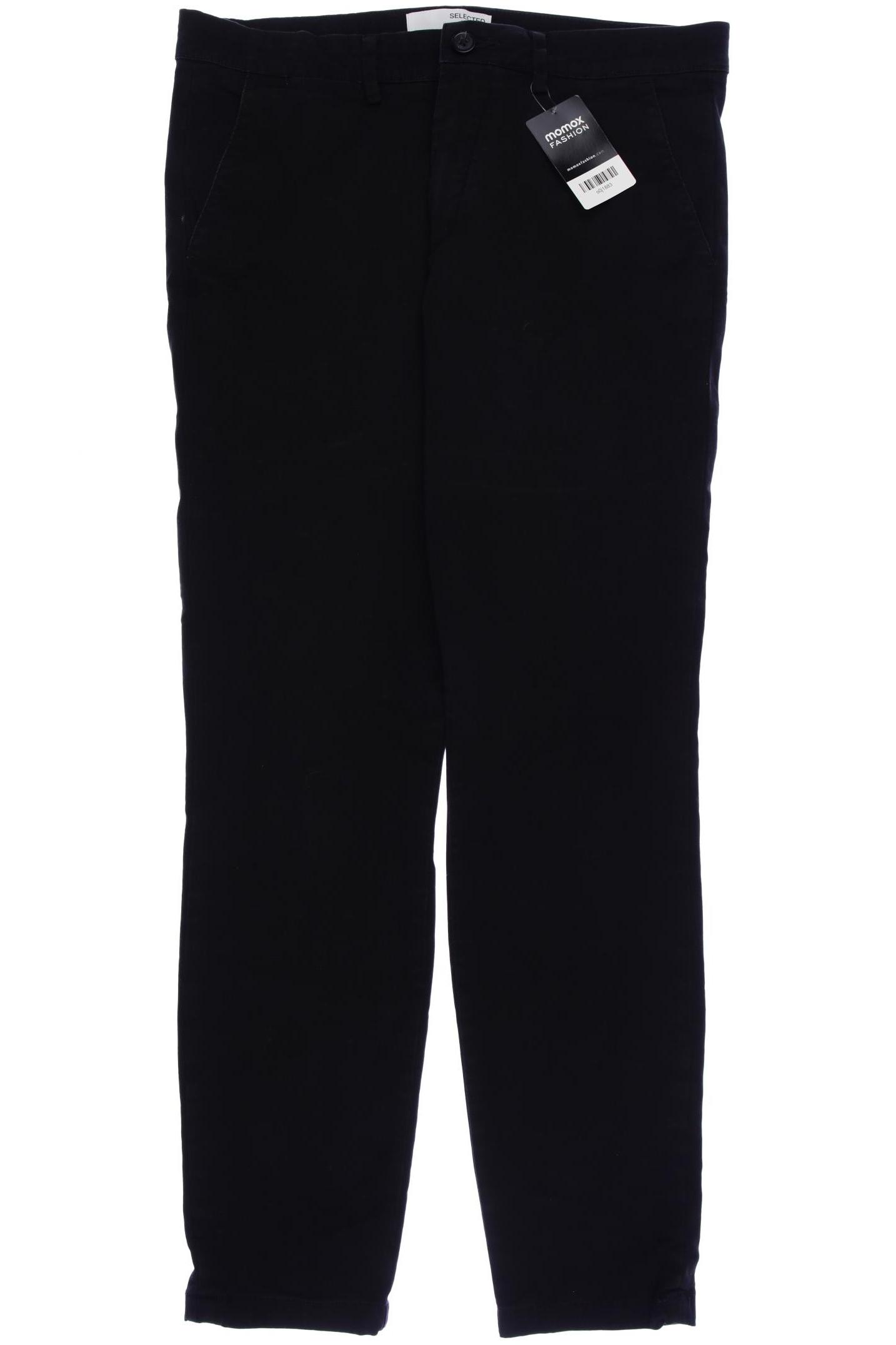 

Selected Herren Stoffhose, schwarz, Gr. 33