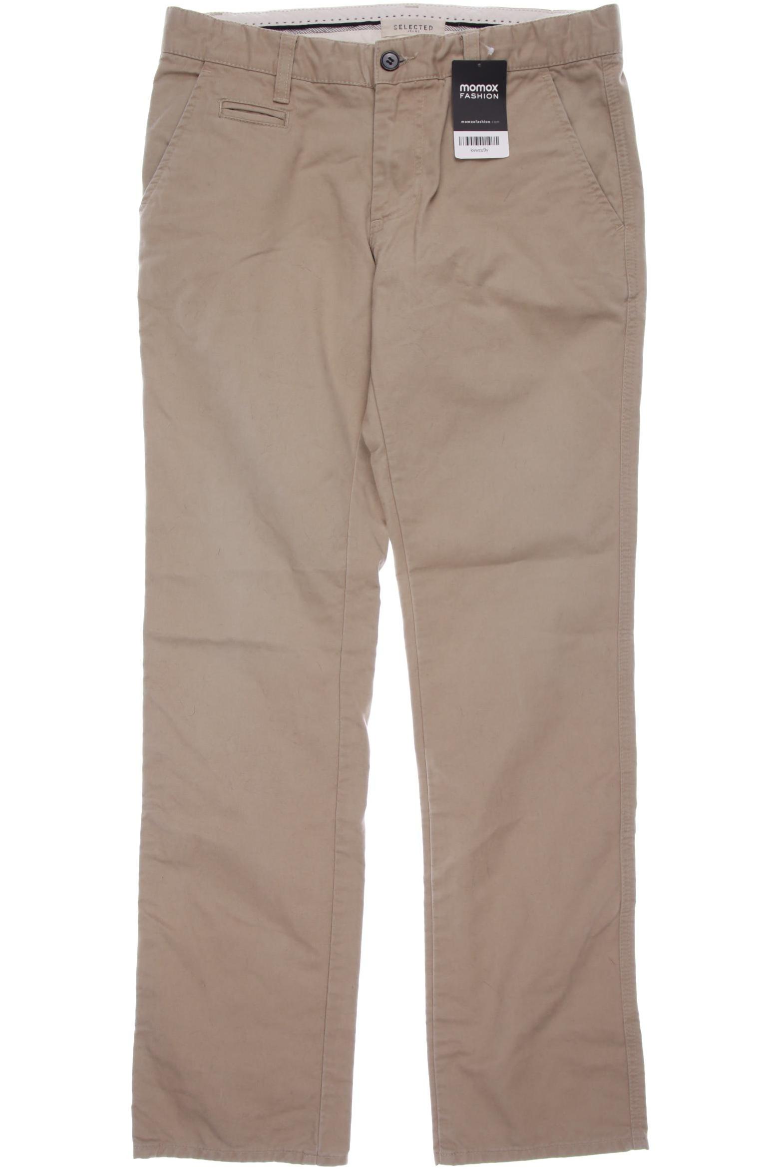 

SELECTED Herren Stoffhose, beige