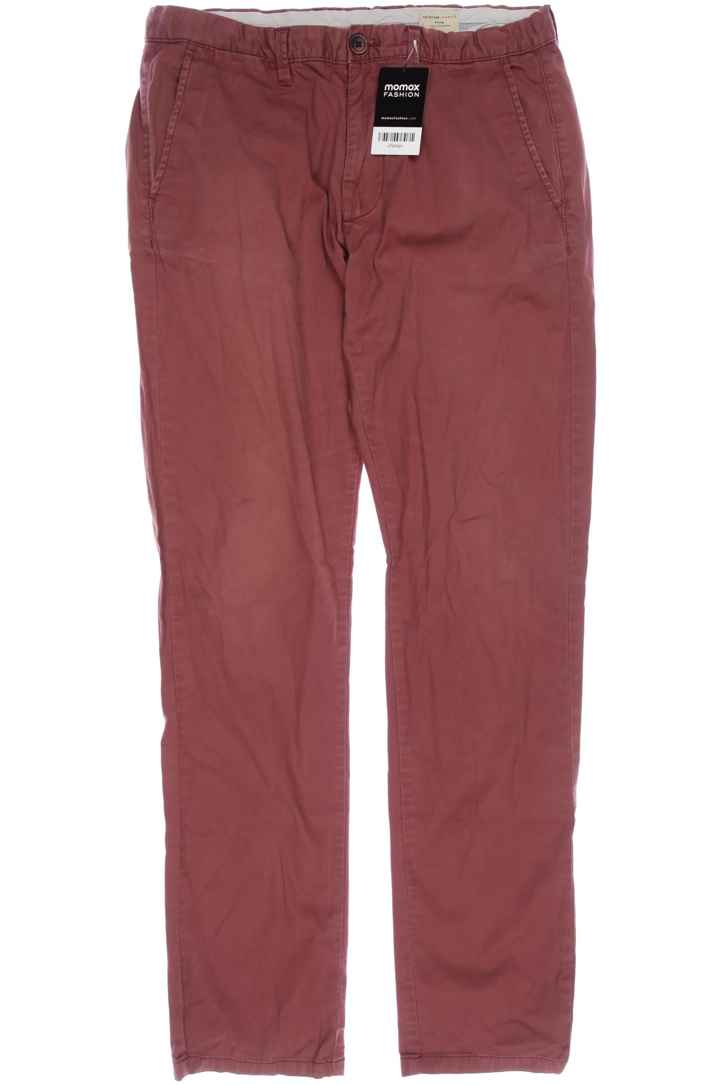 

Selected Herren Stoffhose, rot, Gr. 32