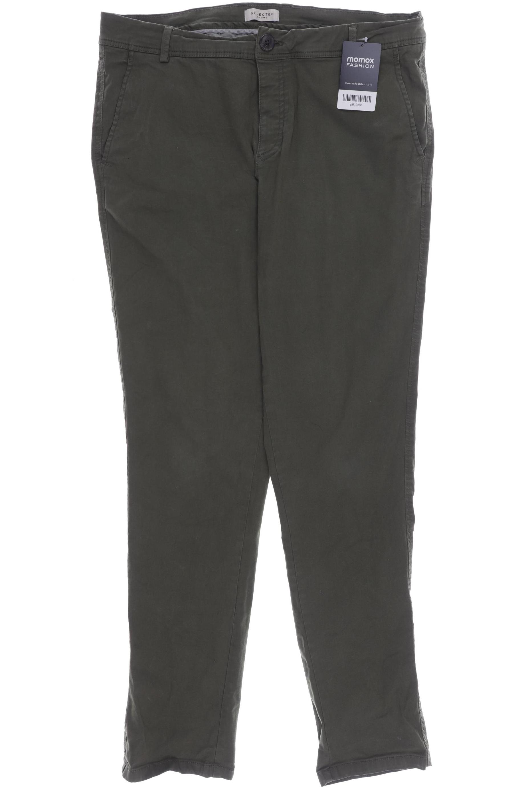 

SELECTED Herren Stoffhose, grün