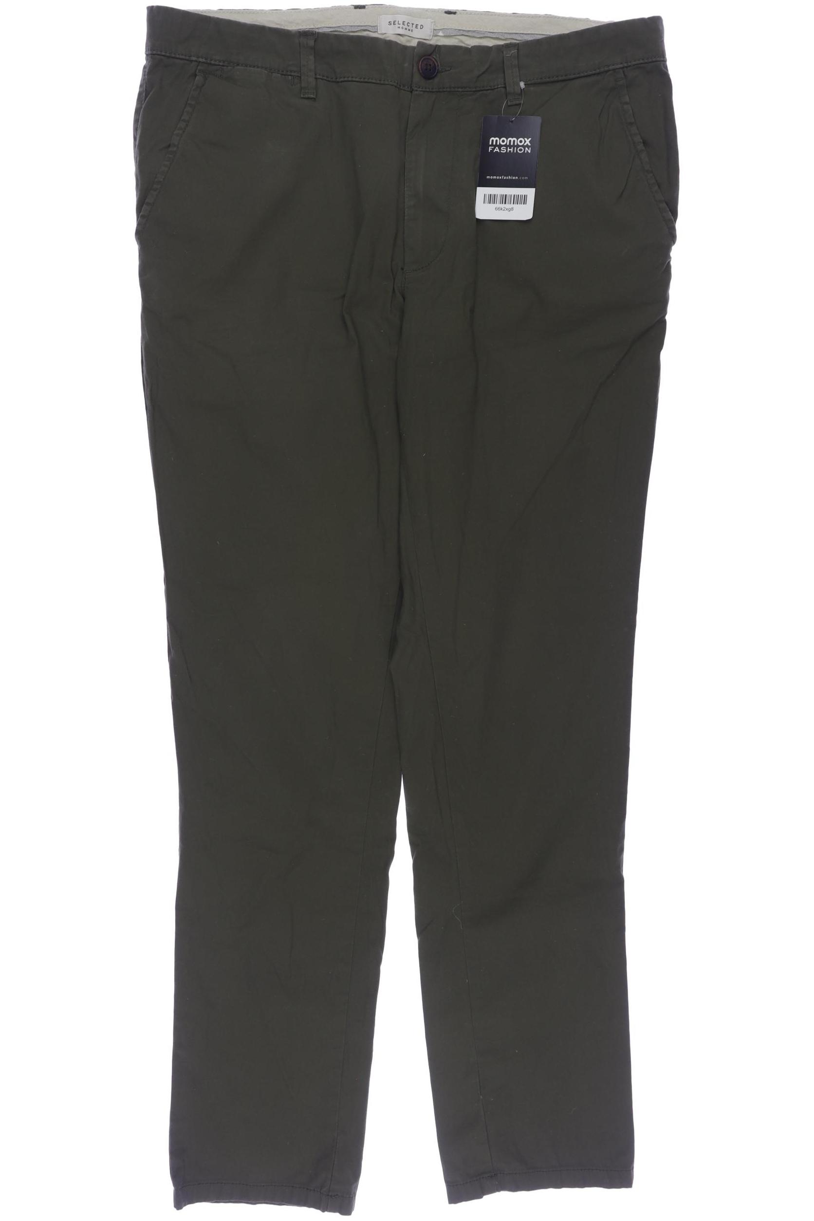 

Selected Herren Stoffhose, grün, Gr. 34