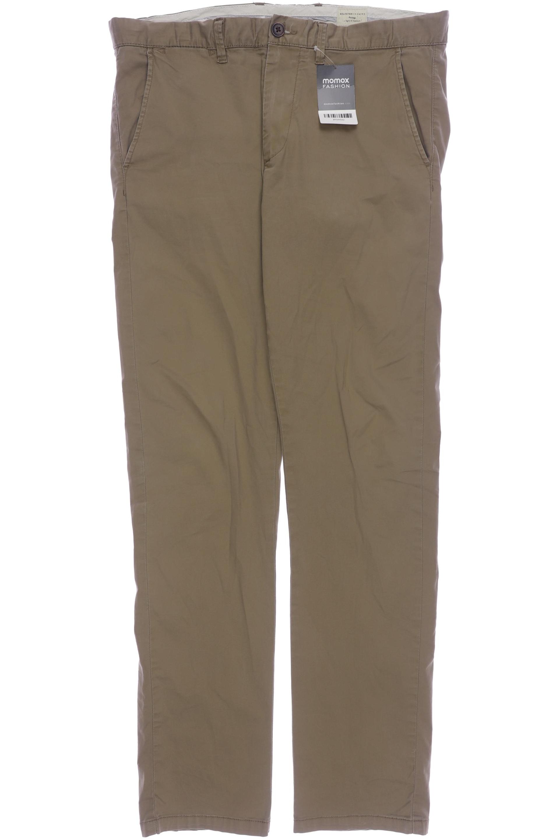 

Selected Herren Stoffhose, grün, Gr. 34