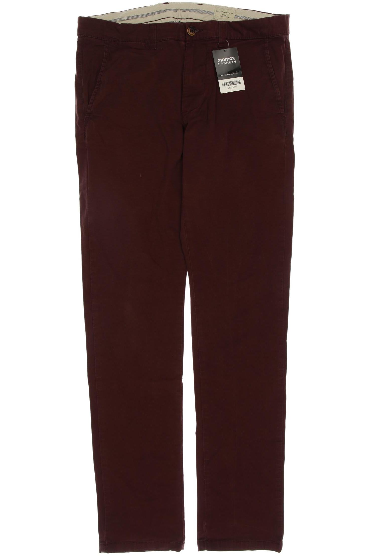 

Selected Herren Stoffhose, bordeaux, Gr. 52