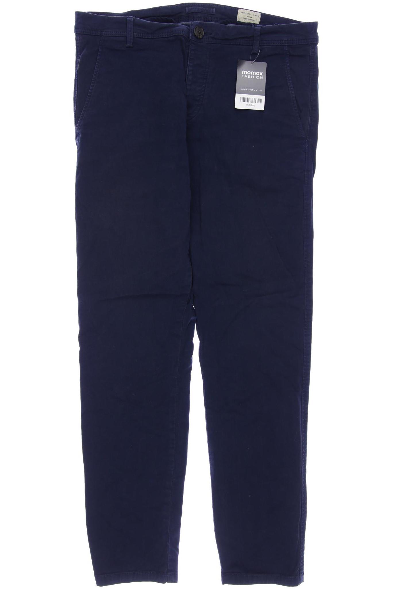 

SELECTED Herren Stoffhose, marineblau