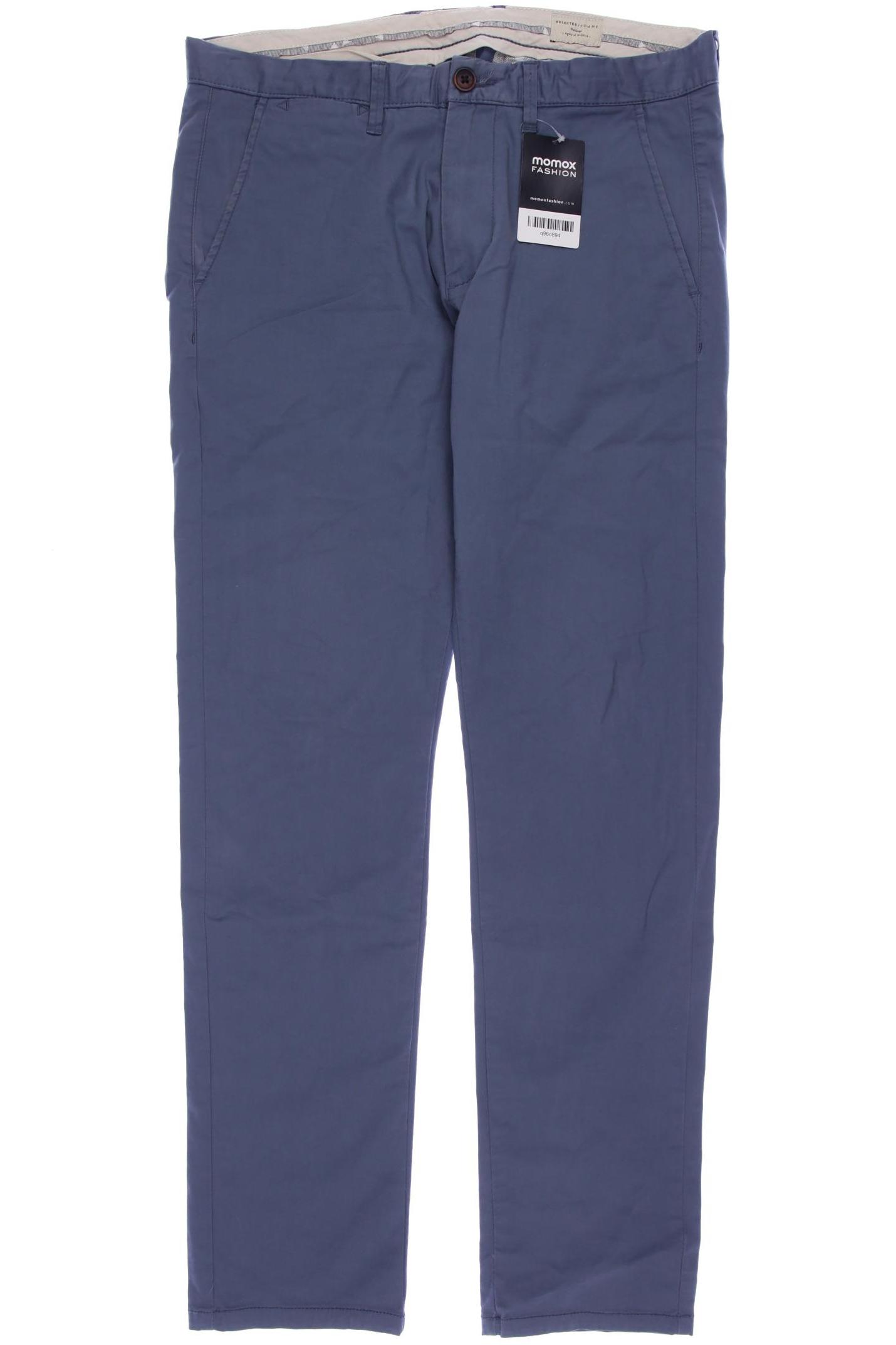

SELECTED Herren Stoffhose, hellblau