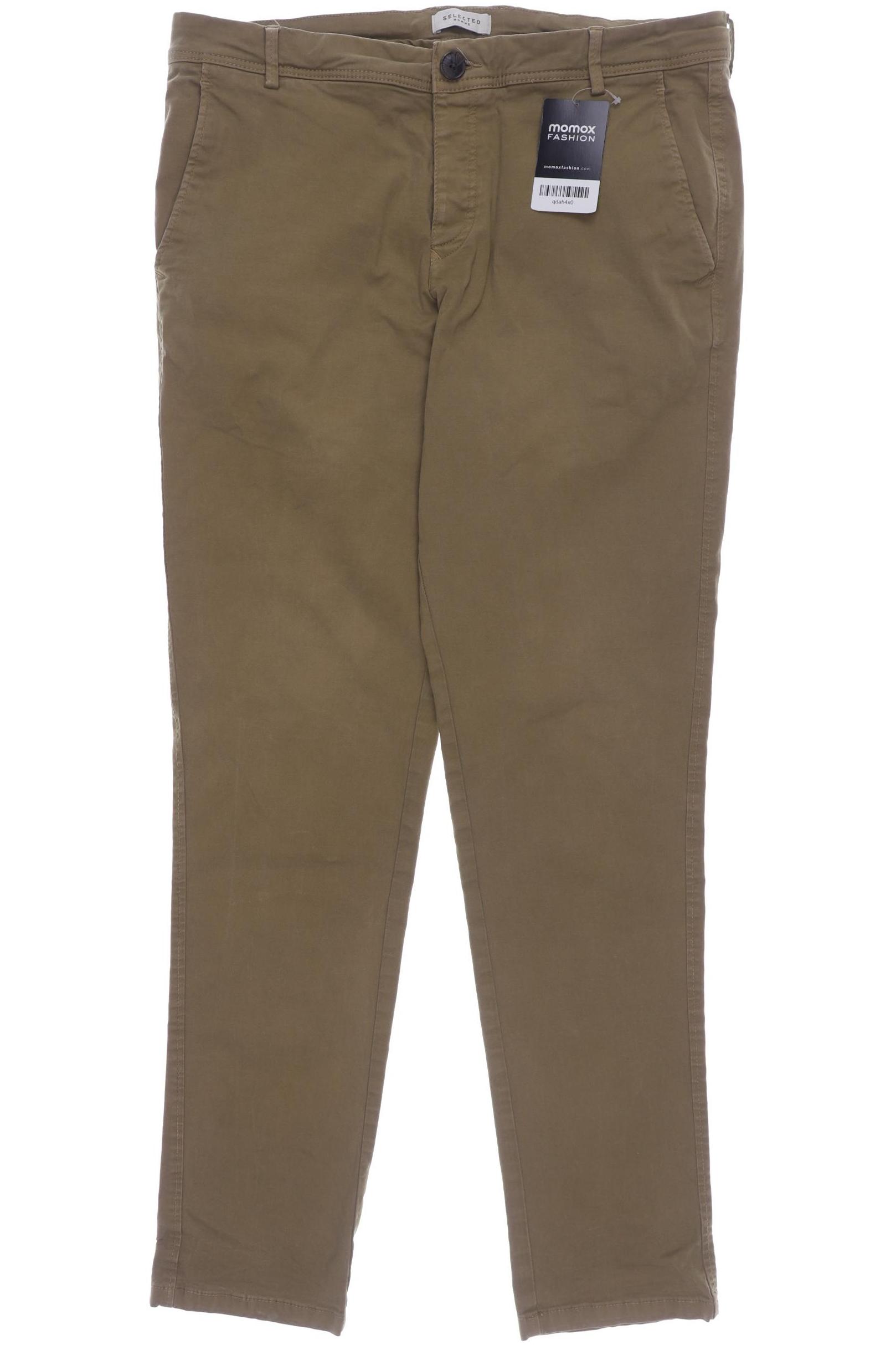 

SELECTED Herren Stoffhose, grün