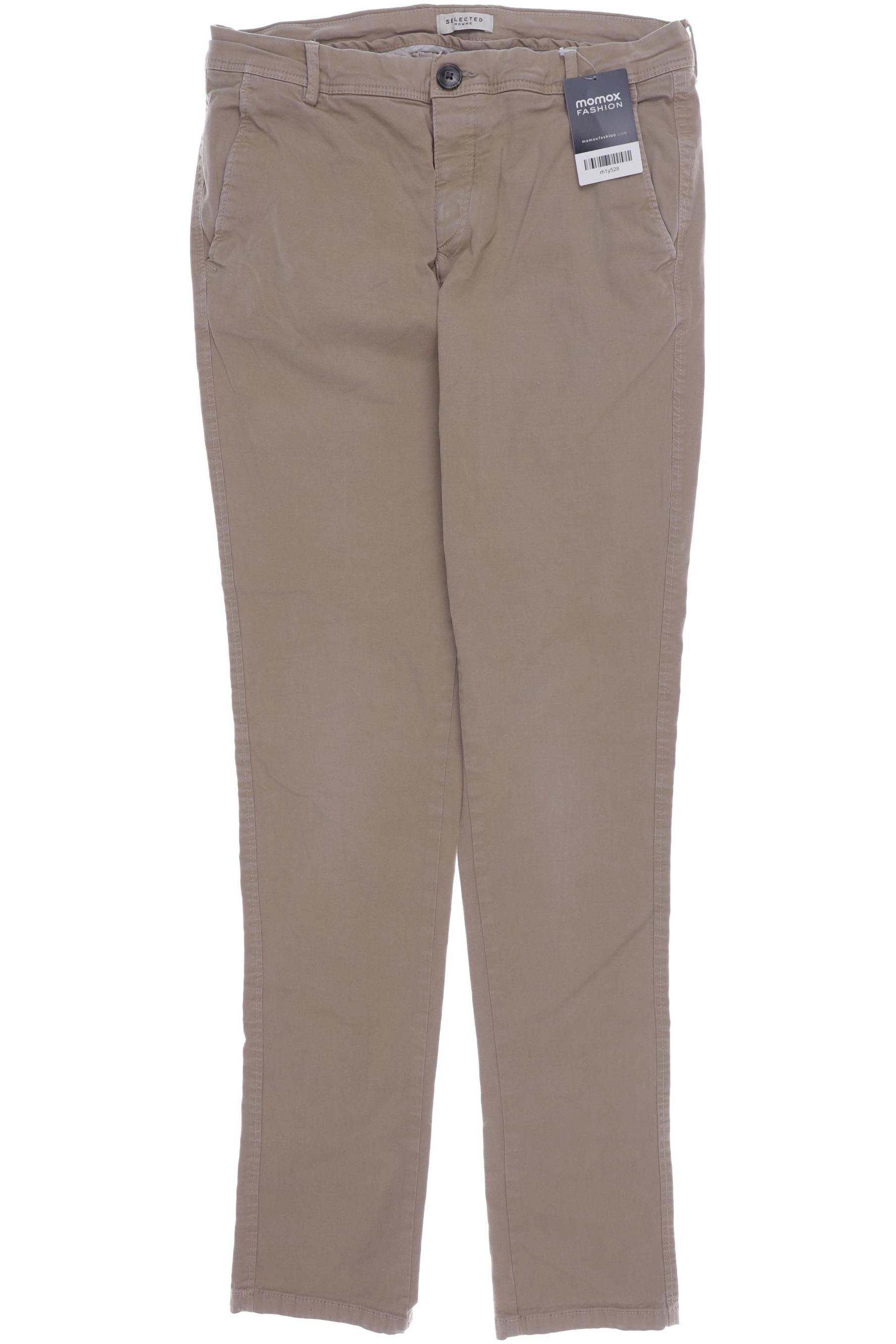 

SELECTED Herren Stoffhose, beige