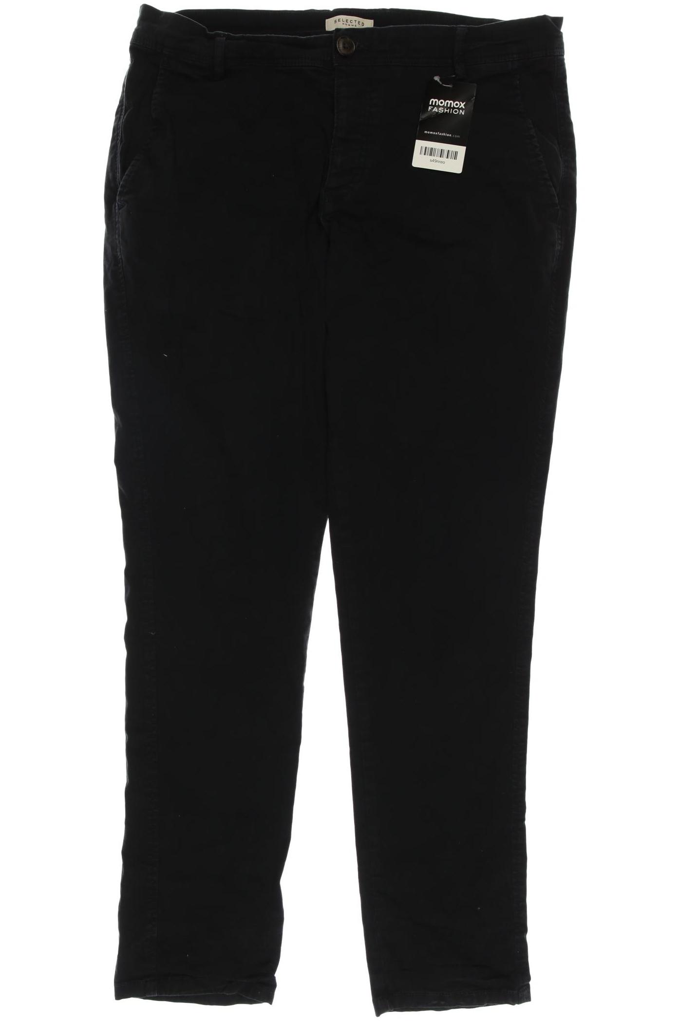 

SELECTED Herren Stoffhose, schwarz