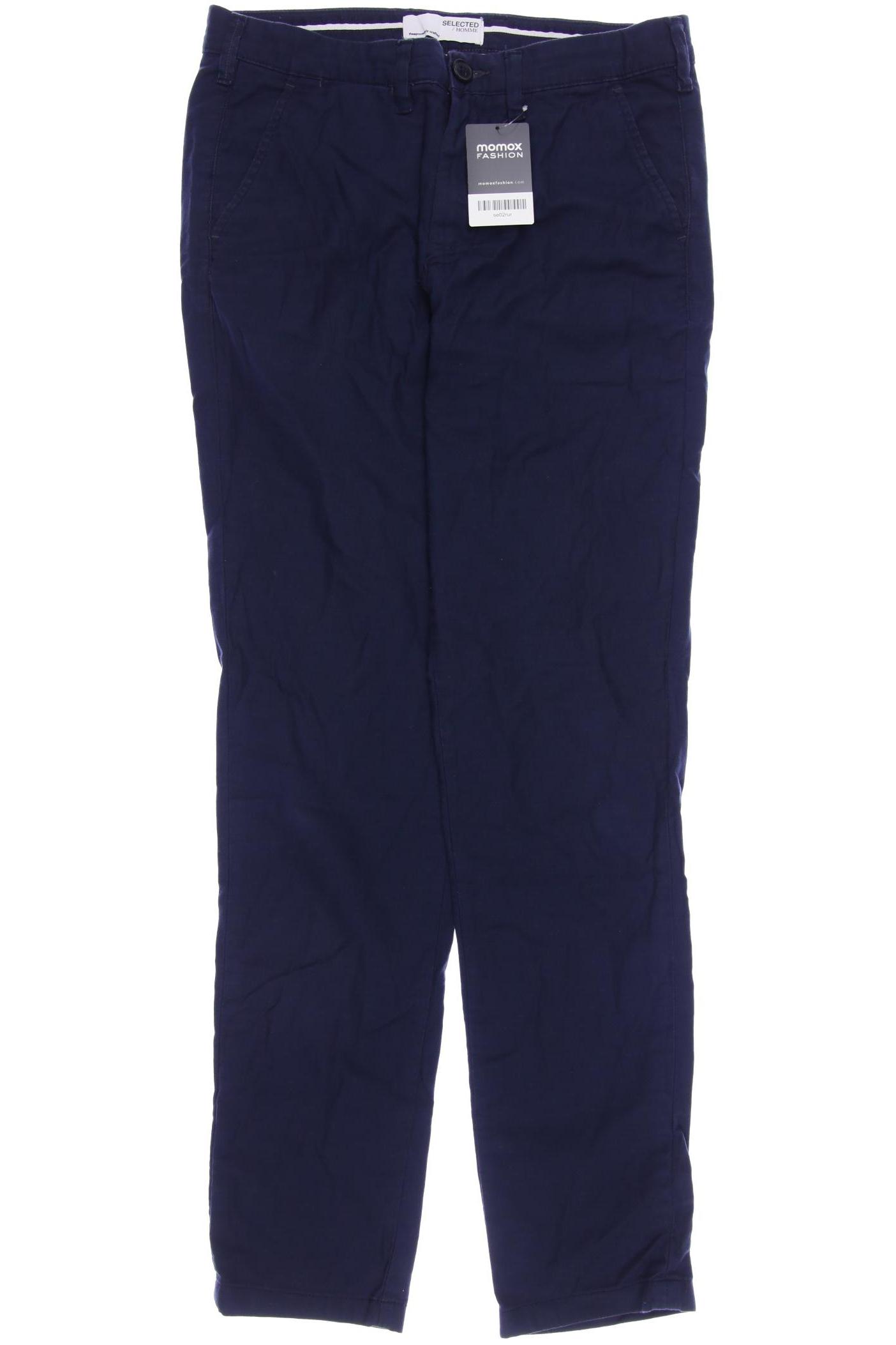 

SELECTED Herren Stoffhose, marineblau
