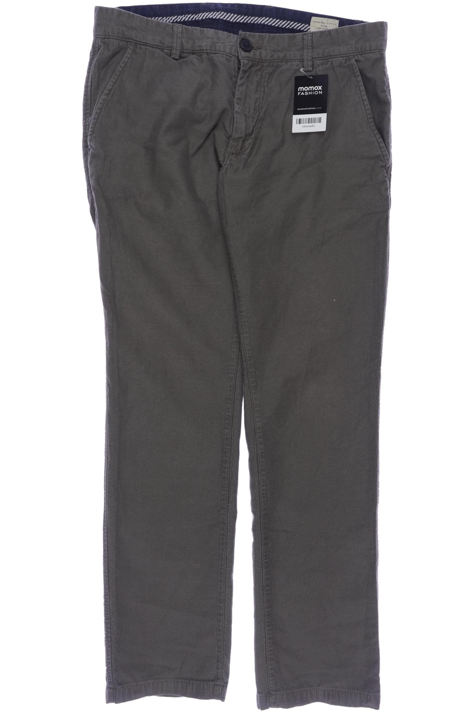 

Selected Herren Stoffhose, grün, Gr. 34