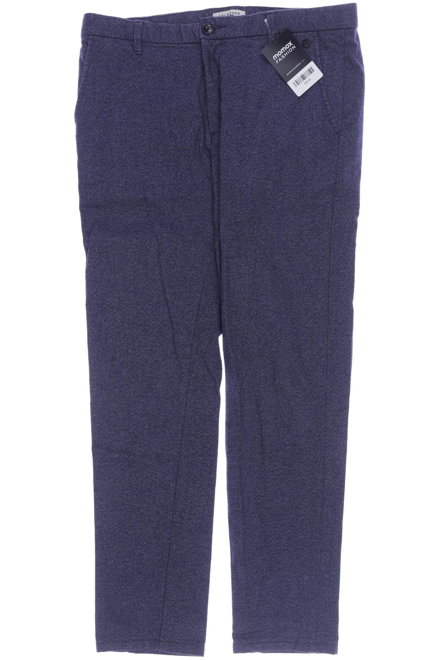

SELECTED Herren Stoffhose, blau