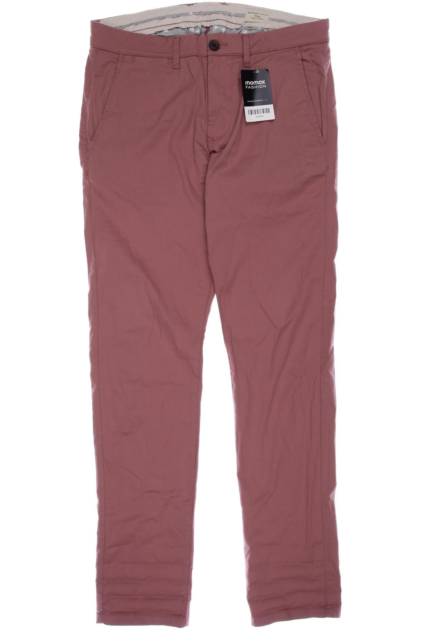 

SELECTED Herren Stoffhose, pink