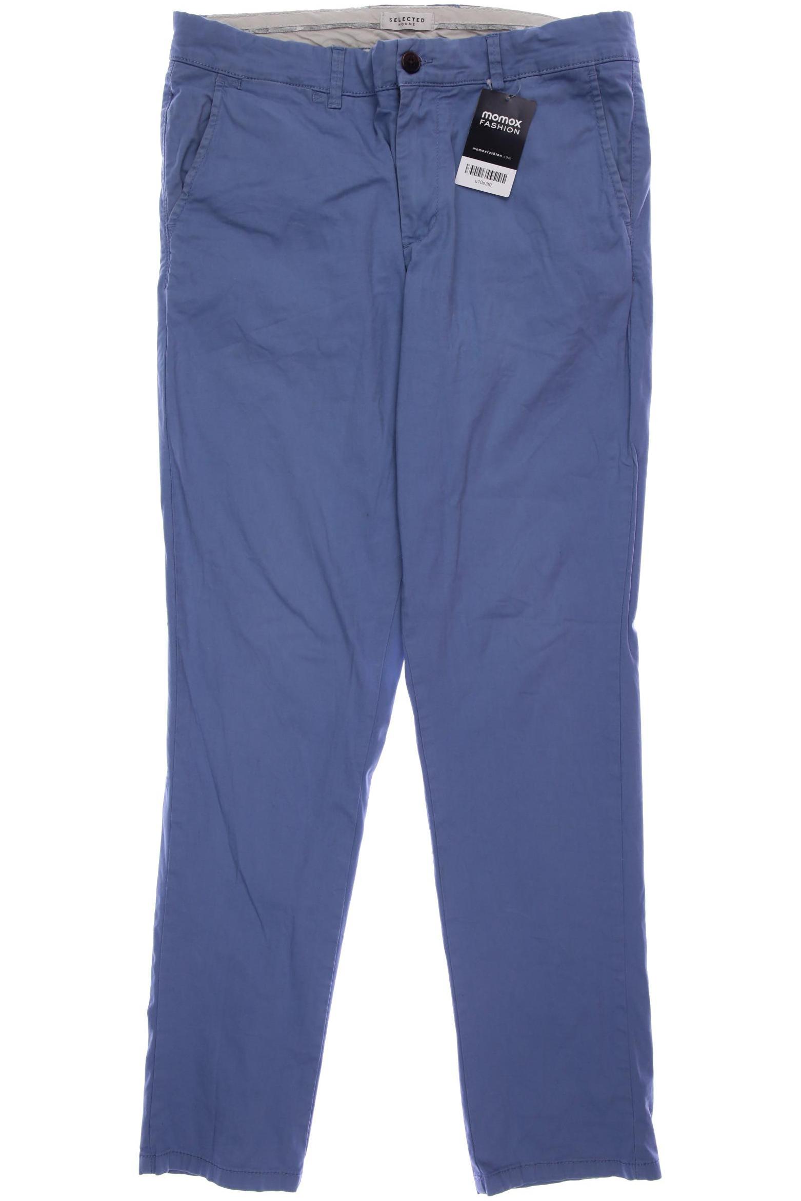 

SELECTED Herren Stoffhose, blau