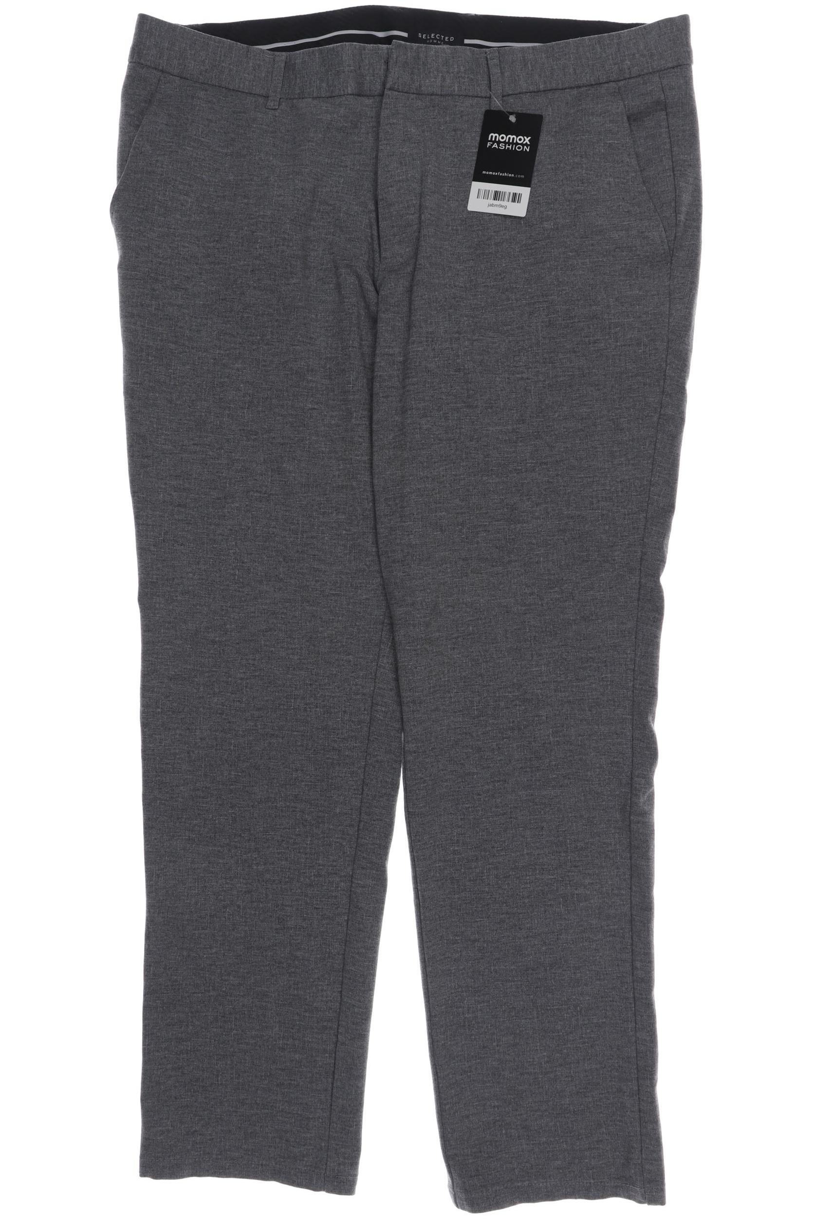 

SELECTED Herren Stoffhose, grau