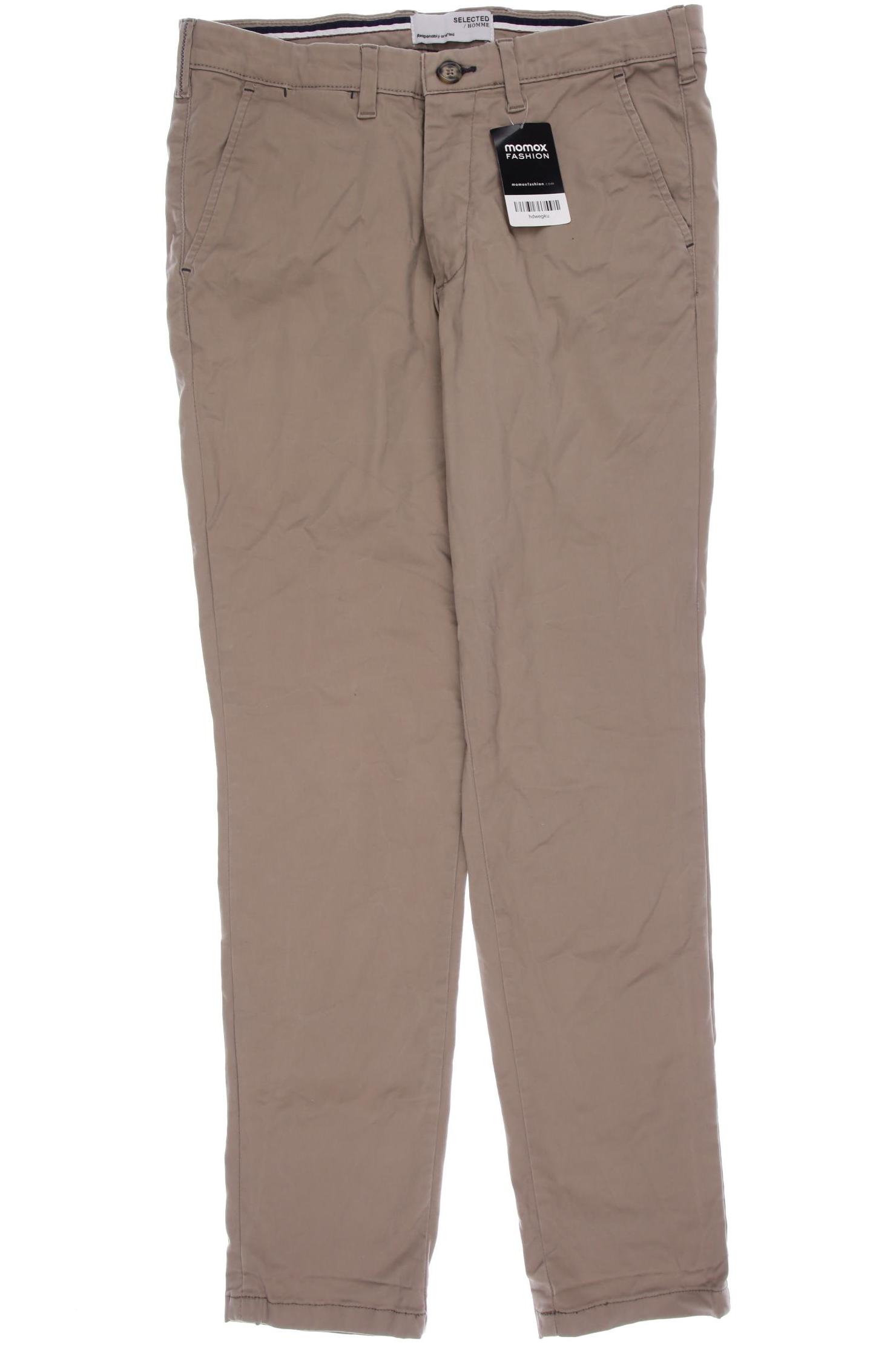 

SELECTED Herren Stoffhose, beige