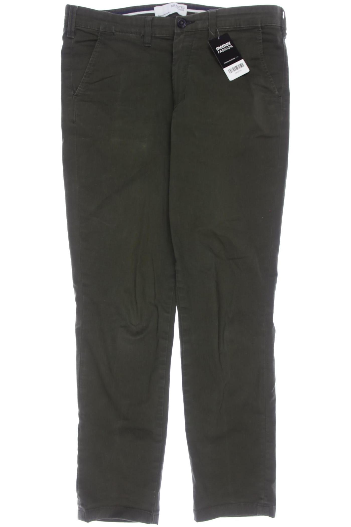 

Selected Herren Stoffhose, grün, Gr. 34