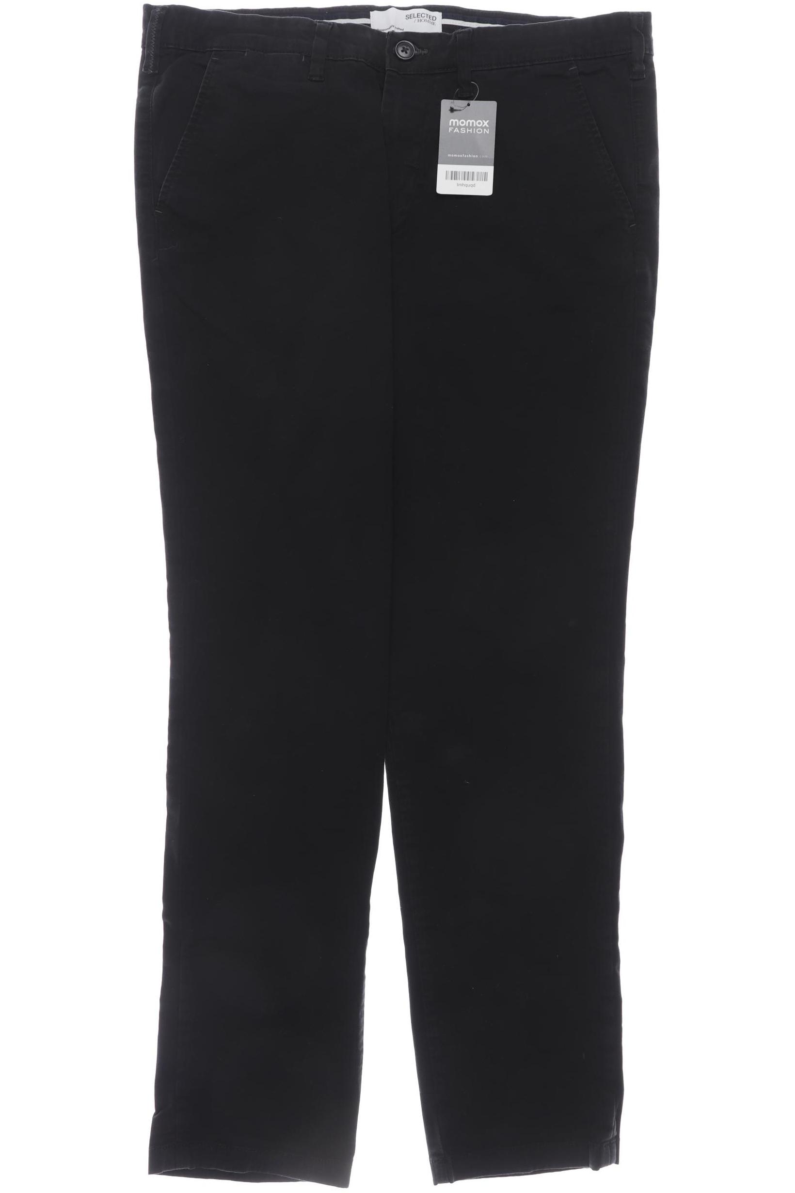 

Selected Herren Stoffhose, schwarz, Gr. 36