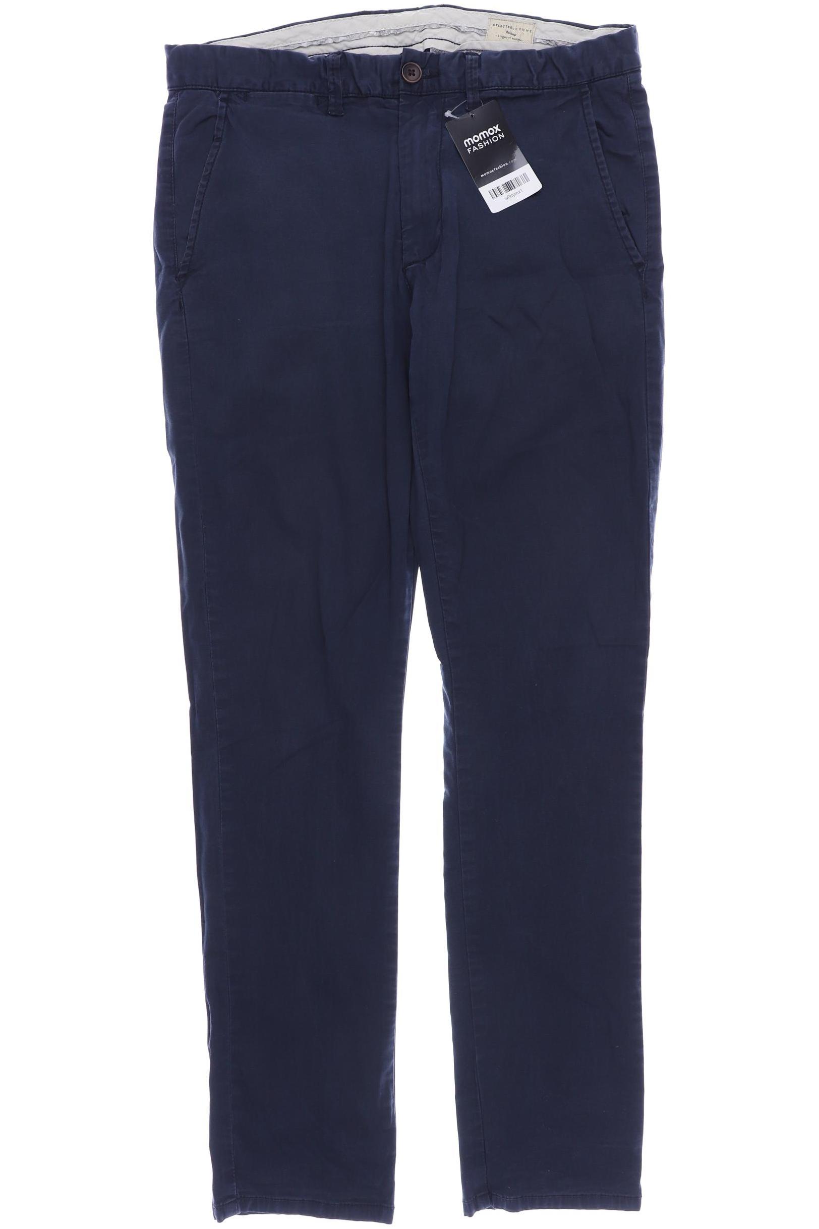 

SELECTED Herren Stoffhose, marineblau