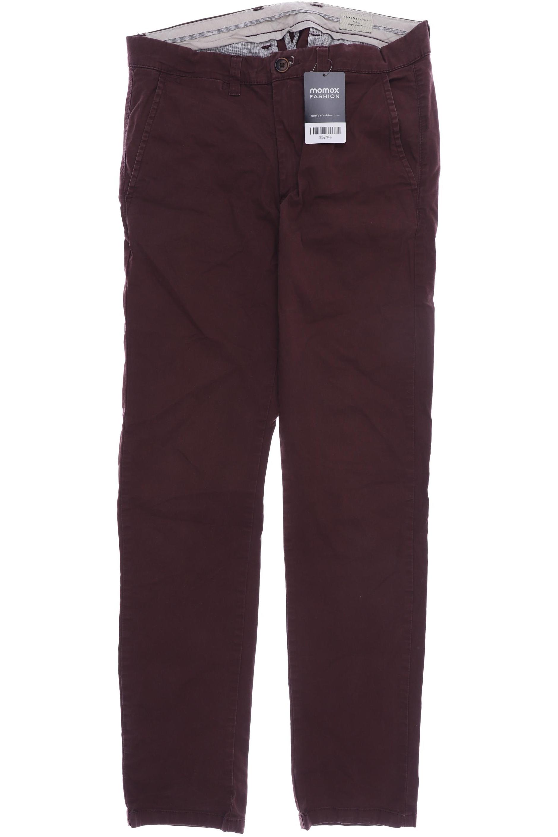 

Selected Herren Stoffhose, bordeaux, Gr. 30