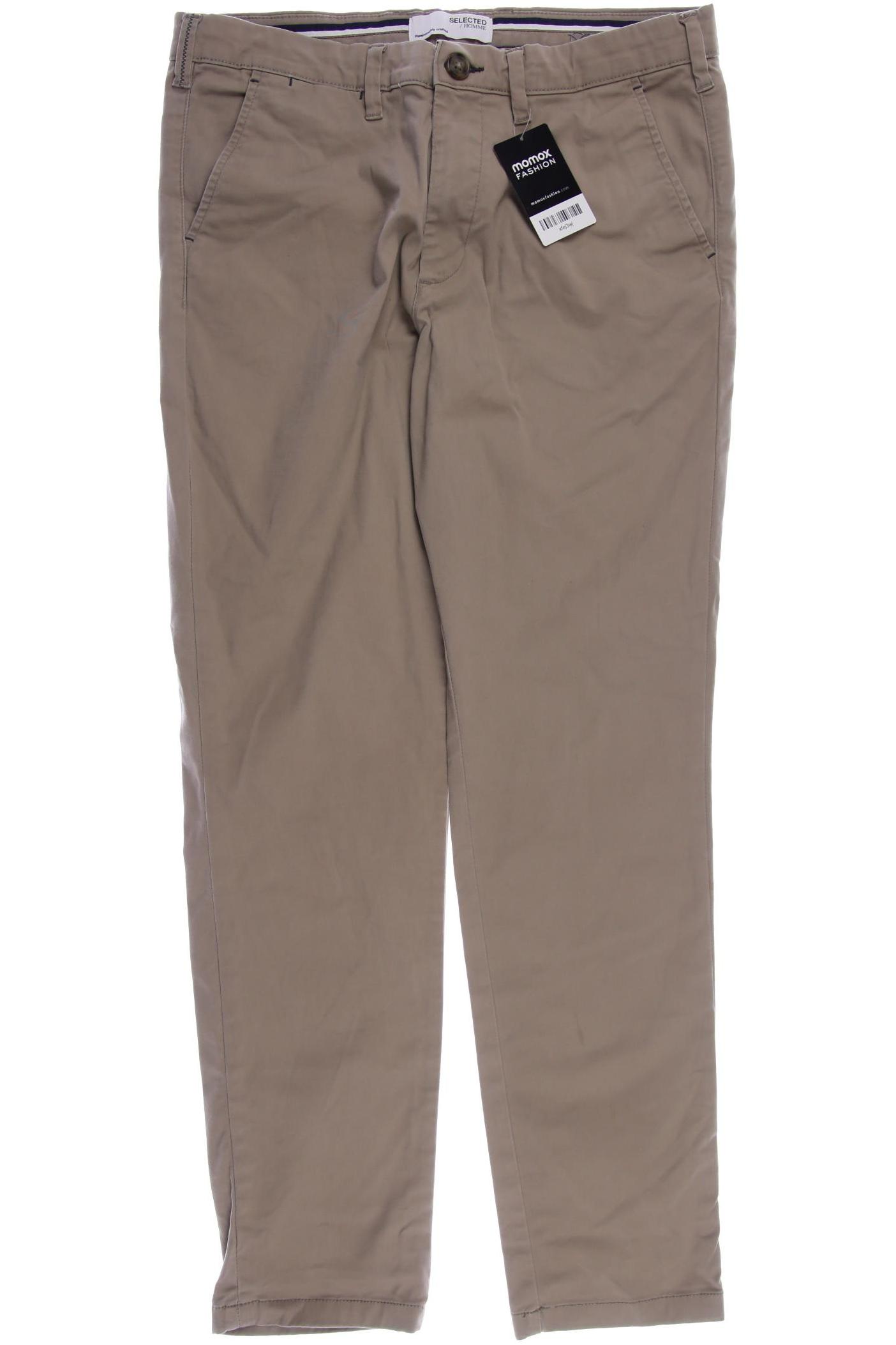 

SELECTED Herren Stoffhose, beige