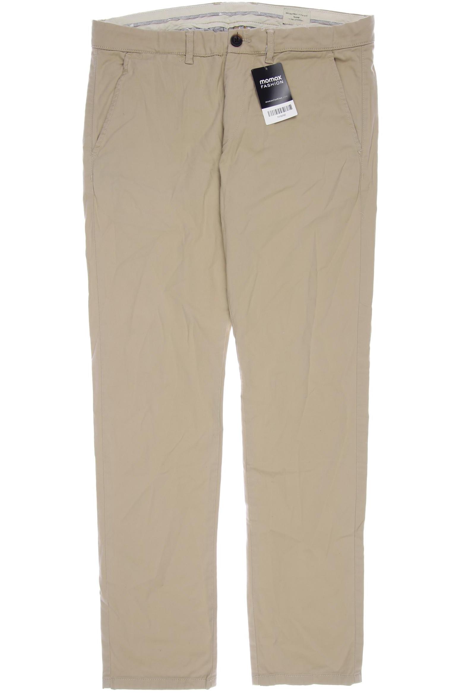 

SELECTED Herren Stoffhose, beige