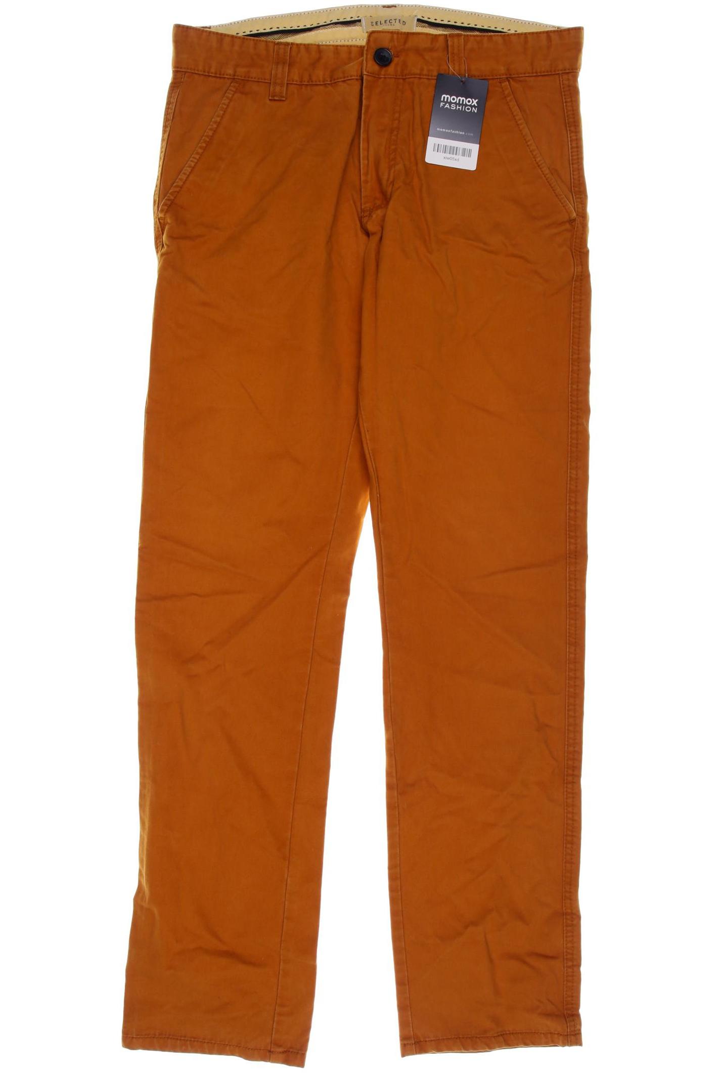 

SELECTED Herren Stoffhose, orange