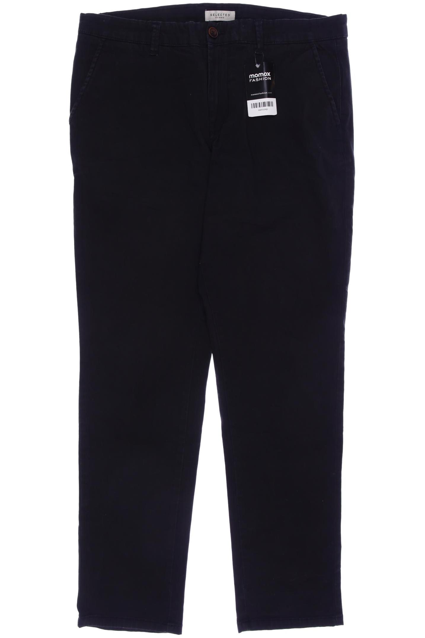 

SELECTED Herren Stoffhose, schwarz