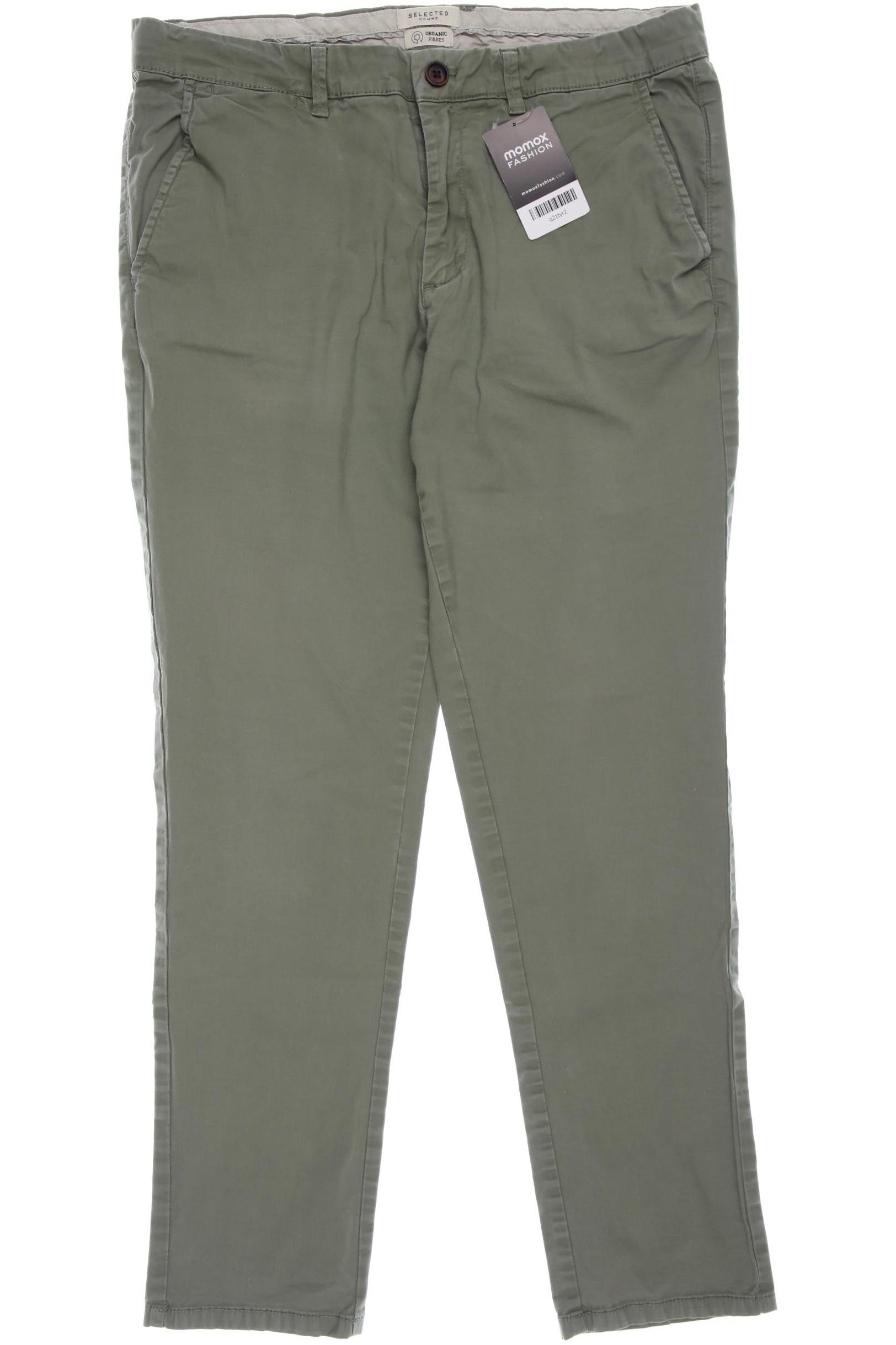 

SELECTED Herren Stoffhose, grün