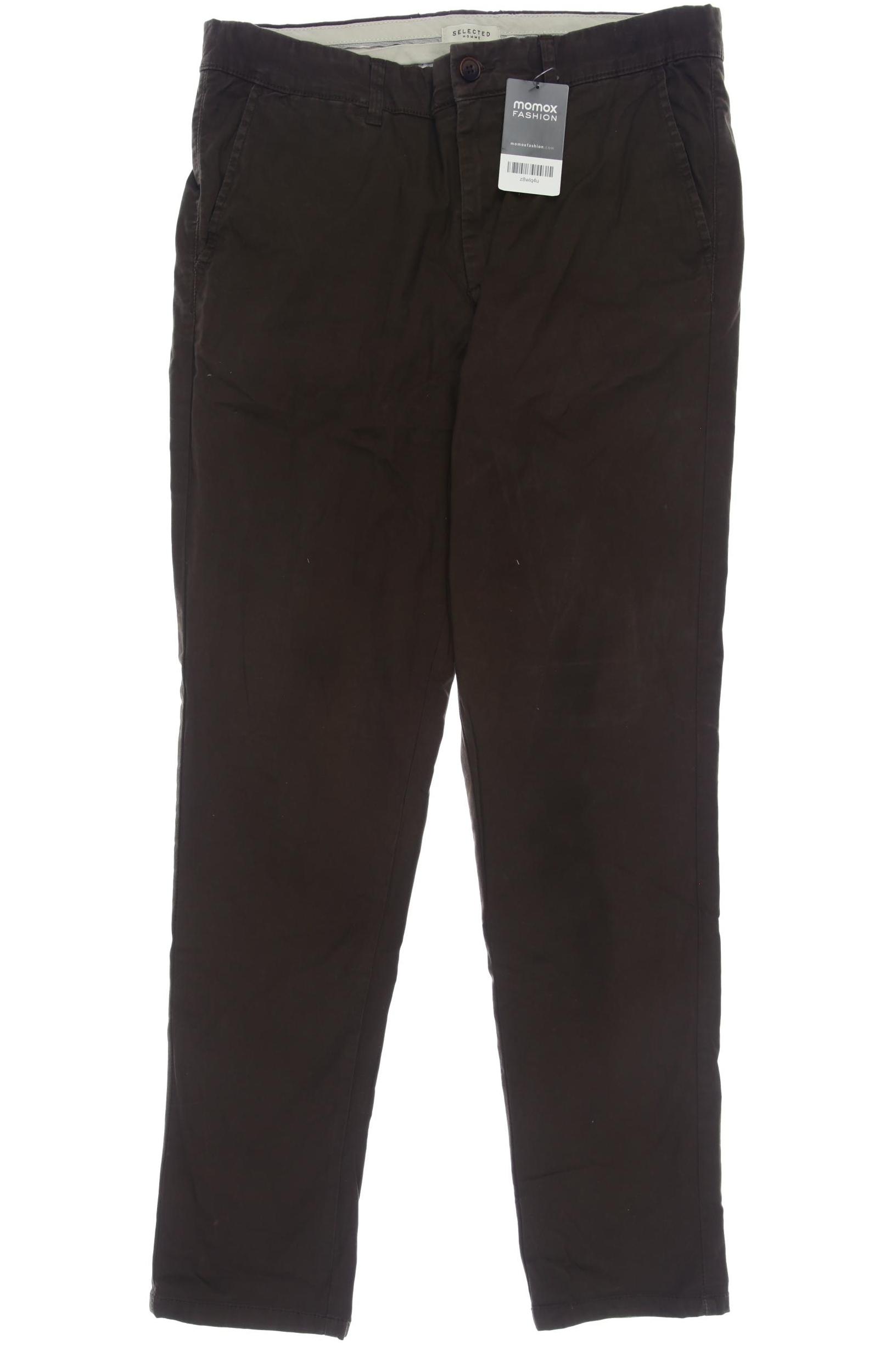 

Selected Herren Stoffhose, braun, Gr. 34