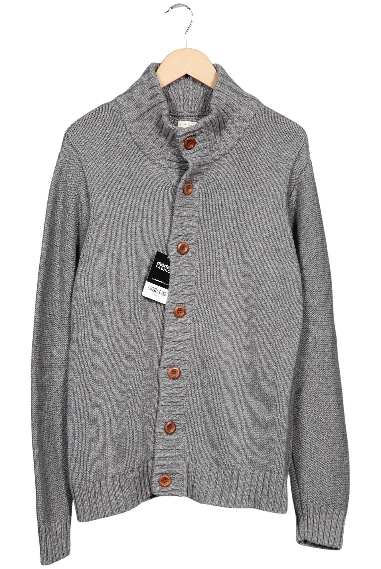 

Selected Herren Strickjacke, grau, Gr. 54