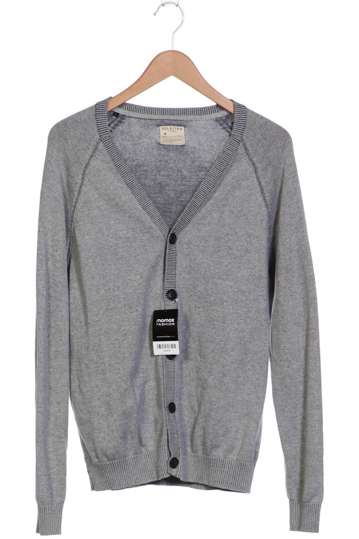 

Selected Herren Strickjacke, grau, Gr. 52