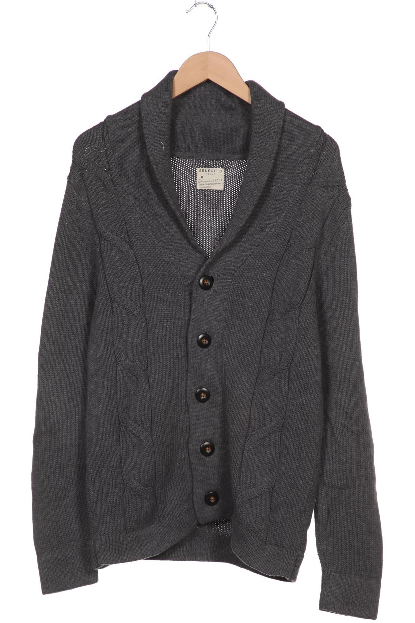 

SELECTED Herren Strickjacke, grau