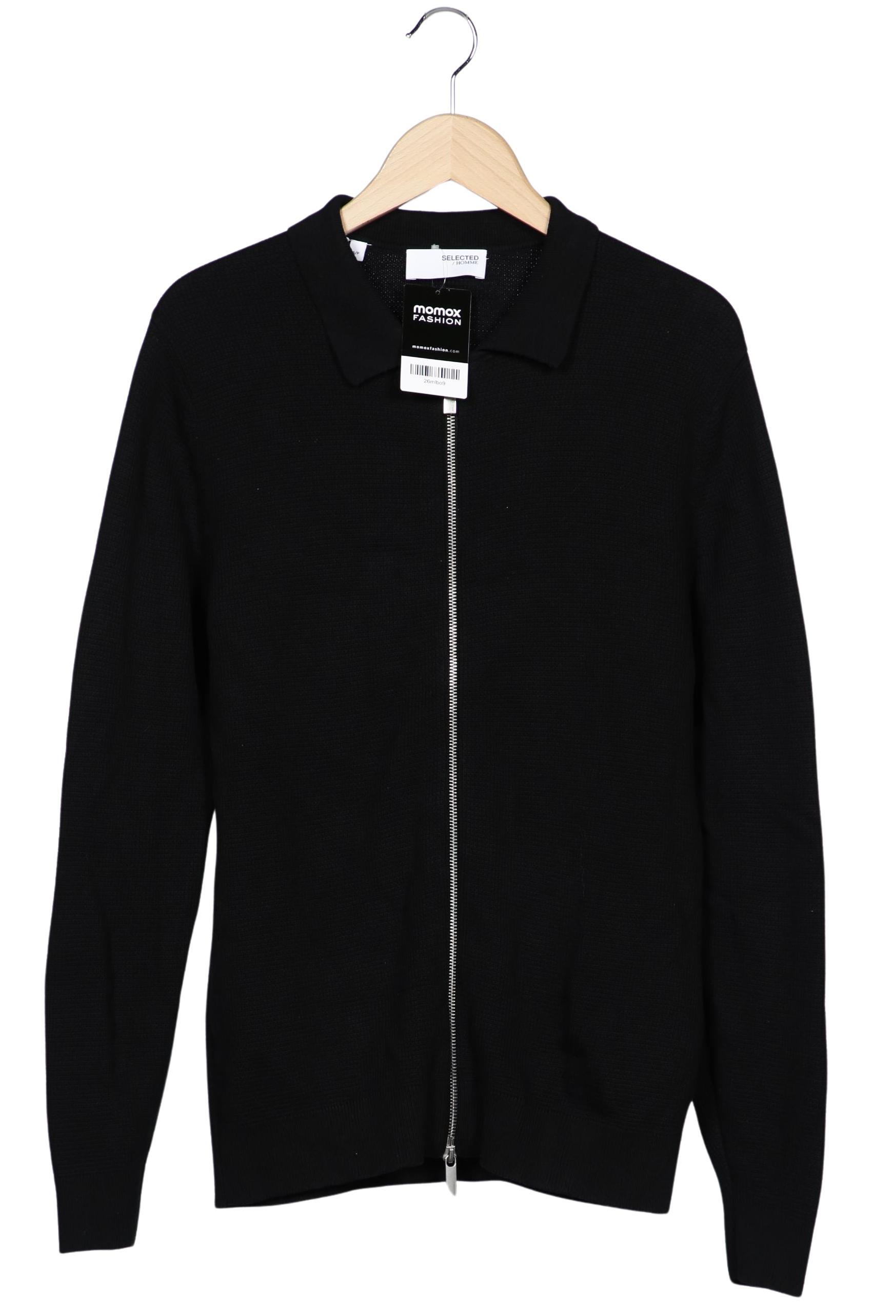 

Selected Herren Strickjacke, schwarz, Gr. 46