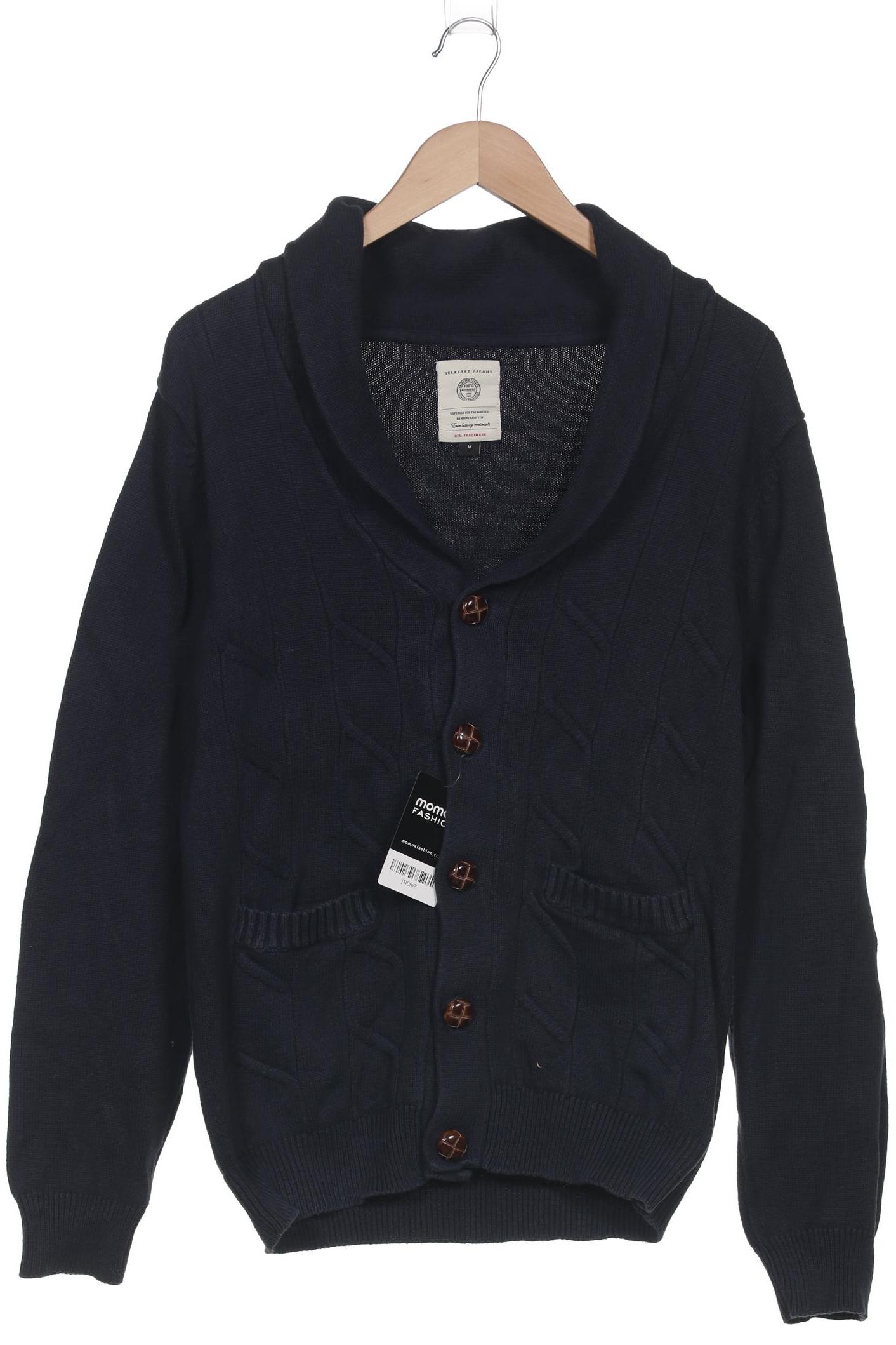

Selected Herren Strickjacke, marineblau, Gr. 48
