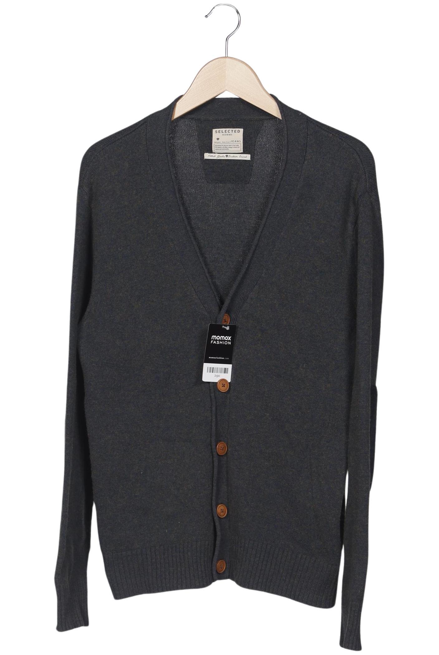

Selected Herren Strickjacke, grau, Gr. 52