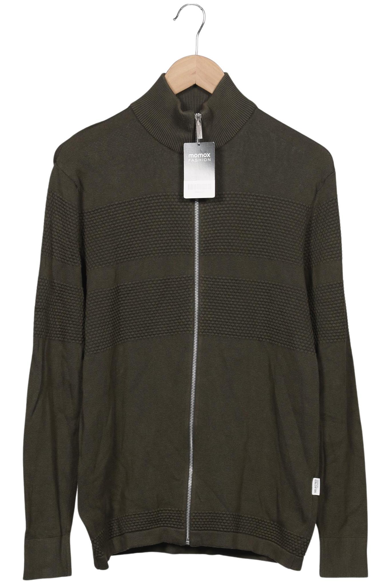 Thumbnail - Selected Herren Strickjacke, grün, Gr. 46